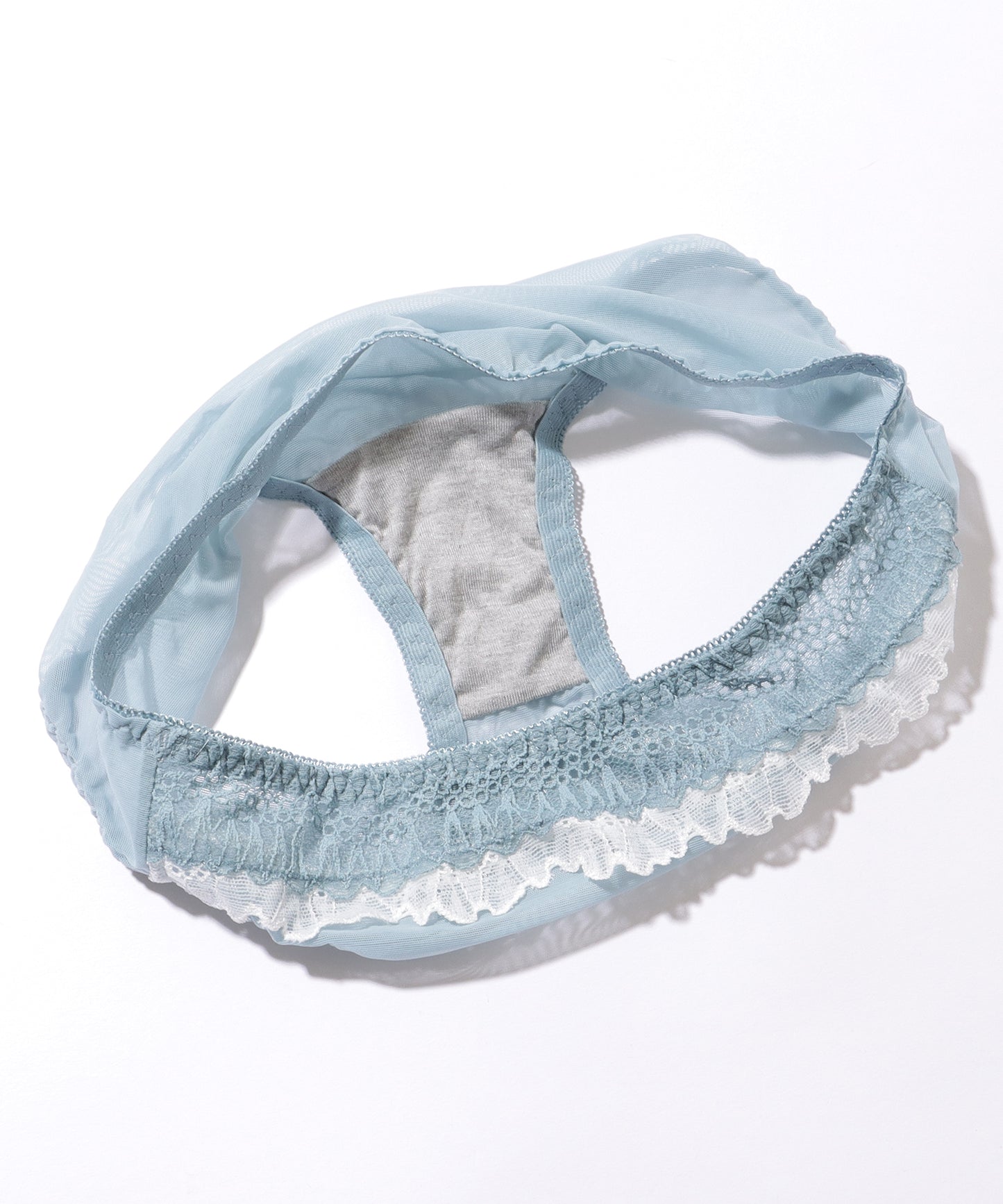 レース レイヤード 3/4 ソフト ノンワイヤー ブラ&ショーツ