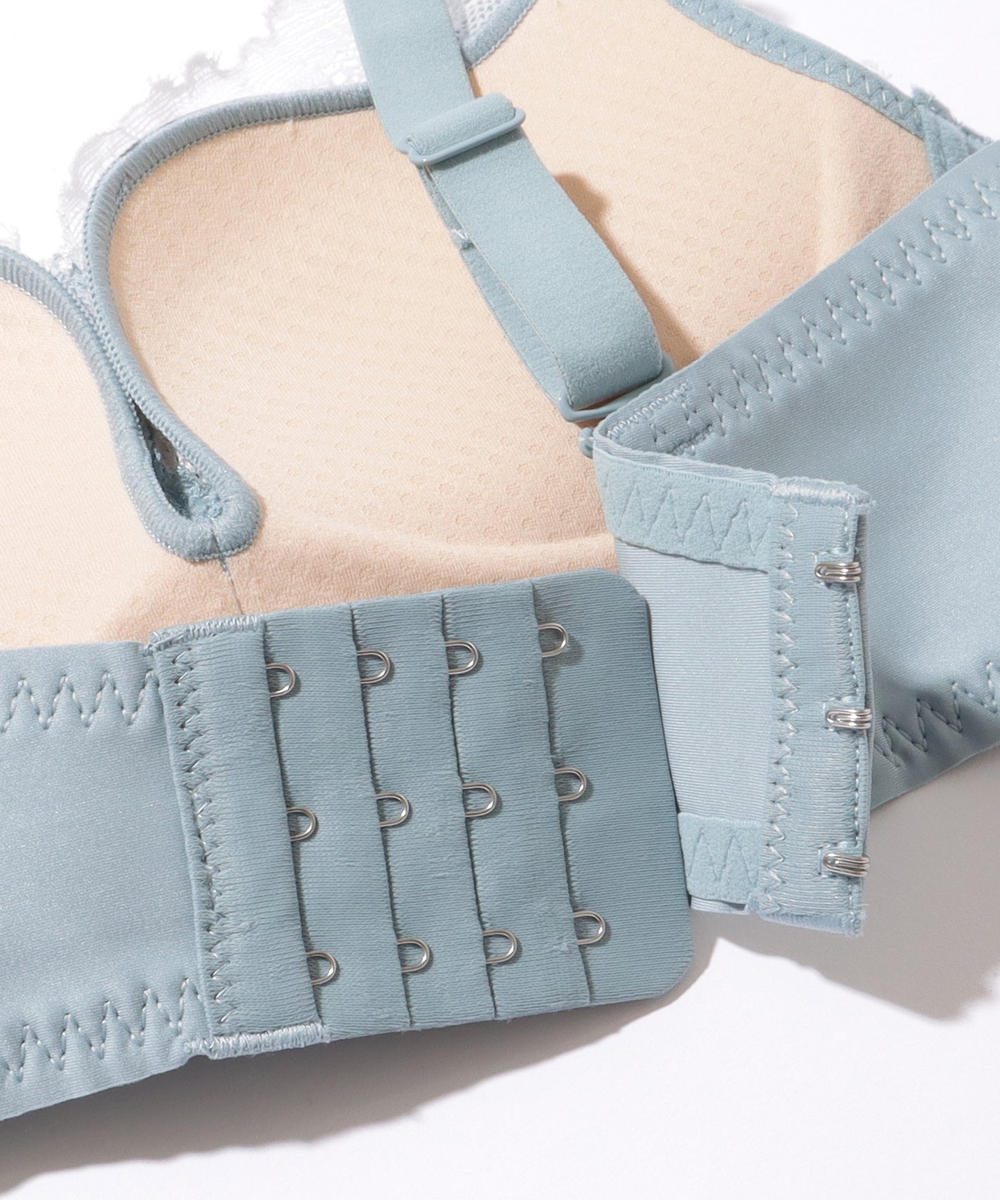 レース レイヤード 3/4 ソフト ノンワイヤー ブラ&ショーツ