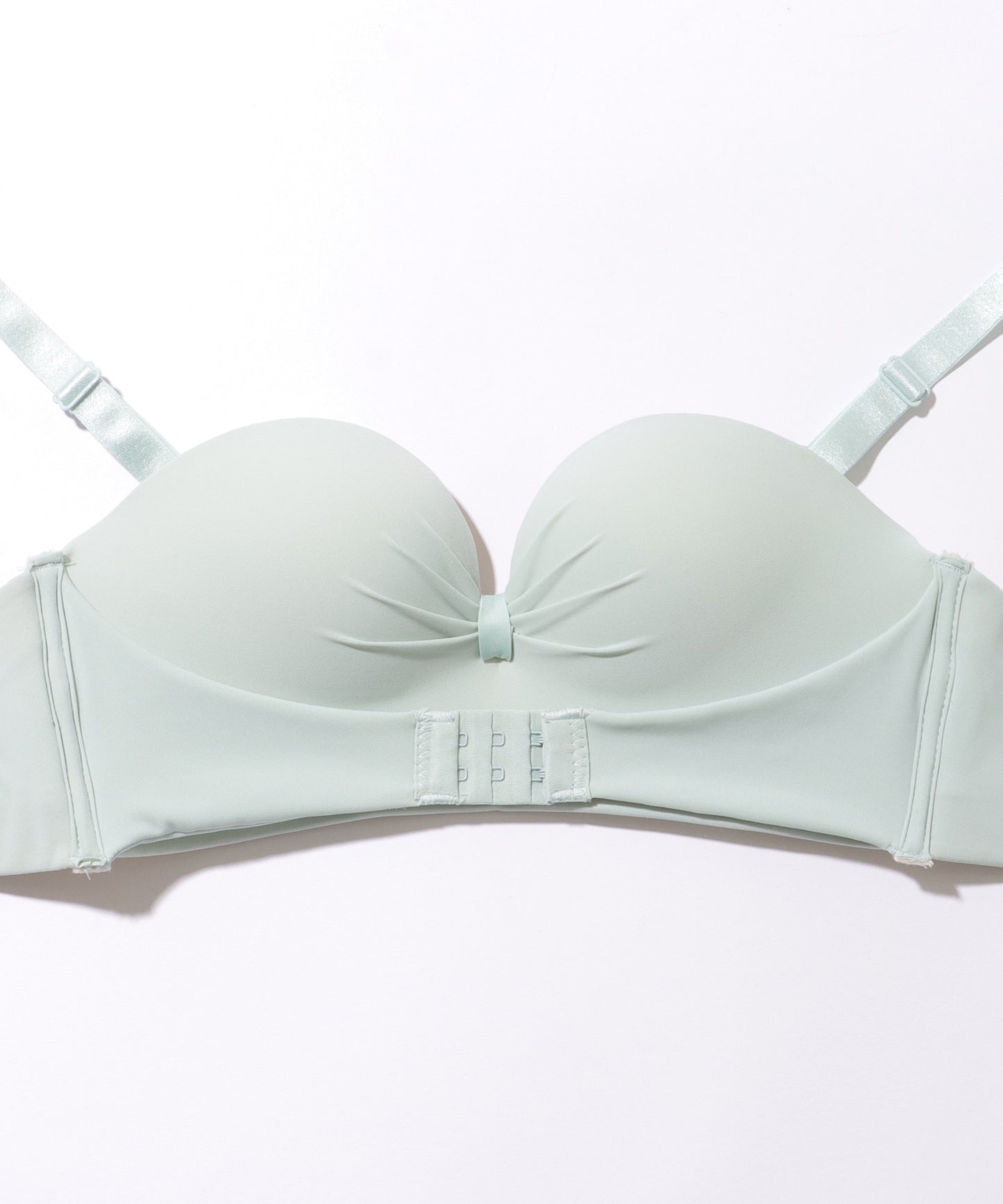 2WAY ストラップ ダブルホック シームレス 1/2 ブラジャー
