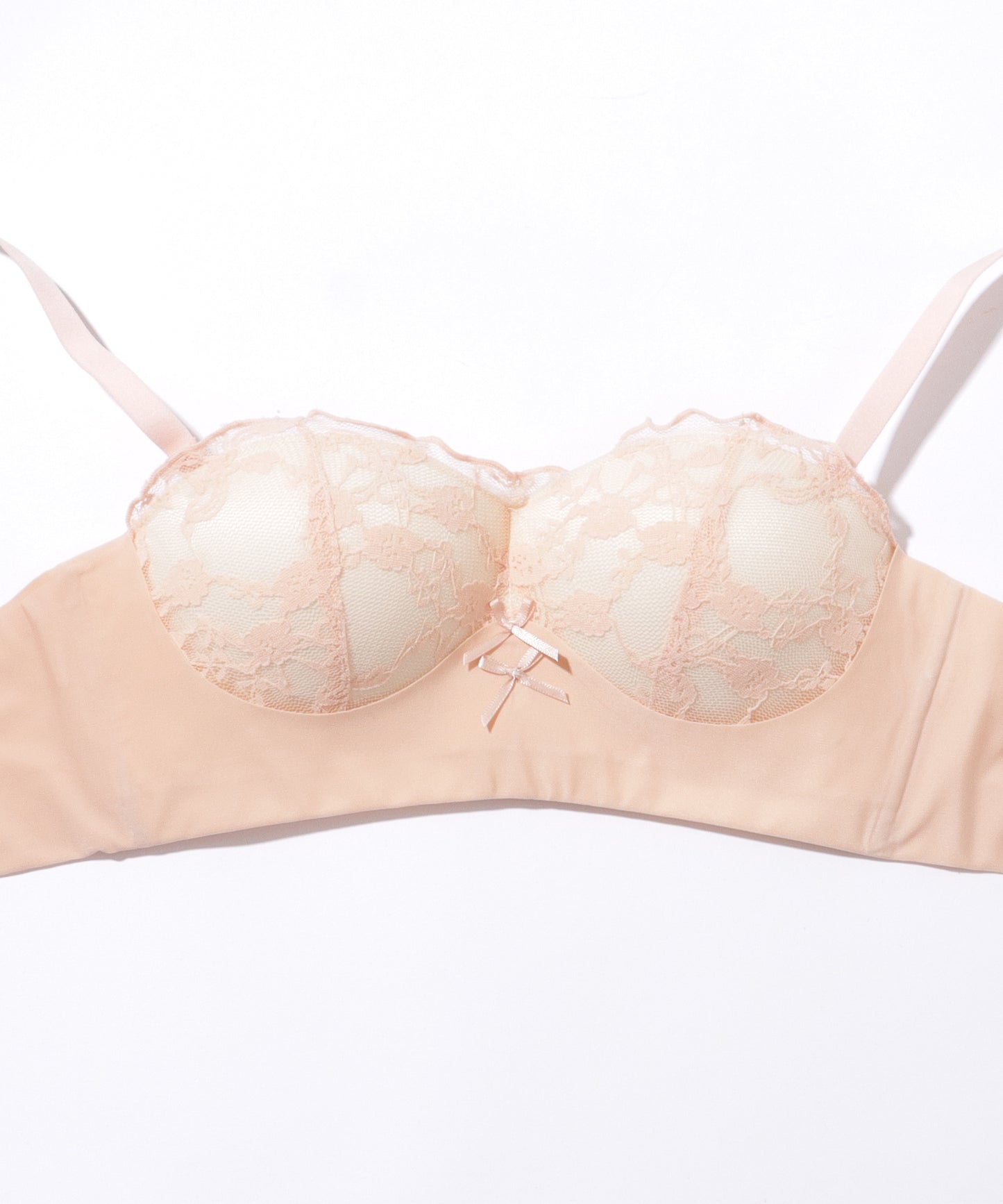 2WAY ダブルリボン ノンワイヤー 1/2 ブラ&ショーツ