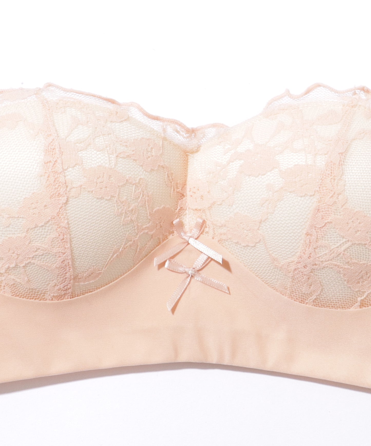 2WAY ダブルリボン ノンワイヤー 1/2 ブラ&ショーツ