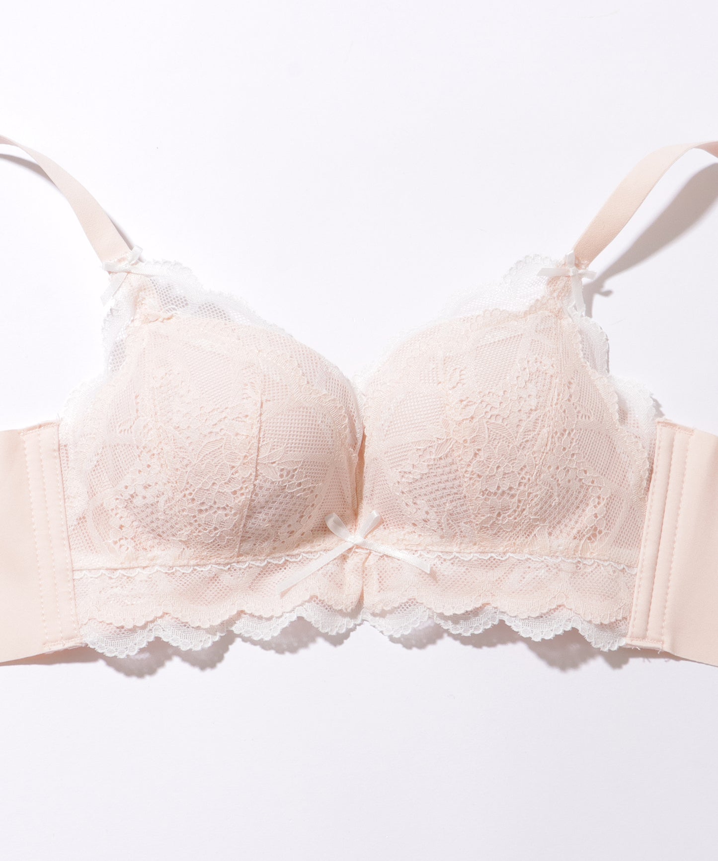 スカラップ レイヤード レーシィ 脇高 ブラ&ショーツ