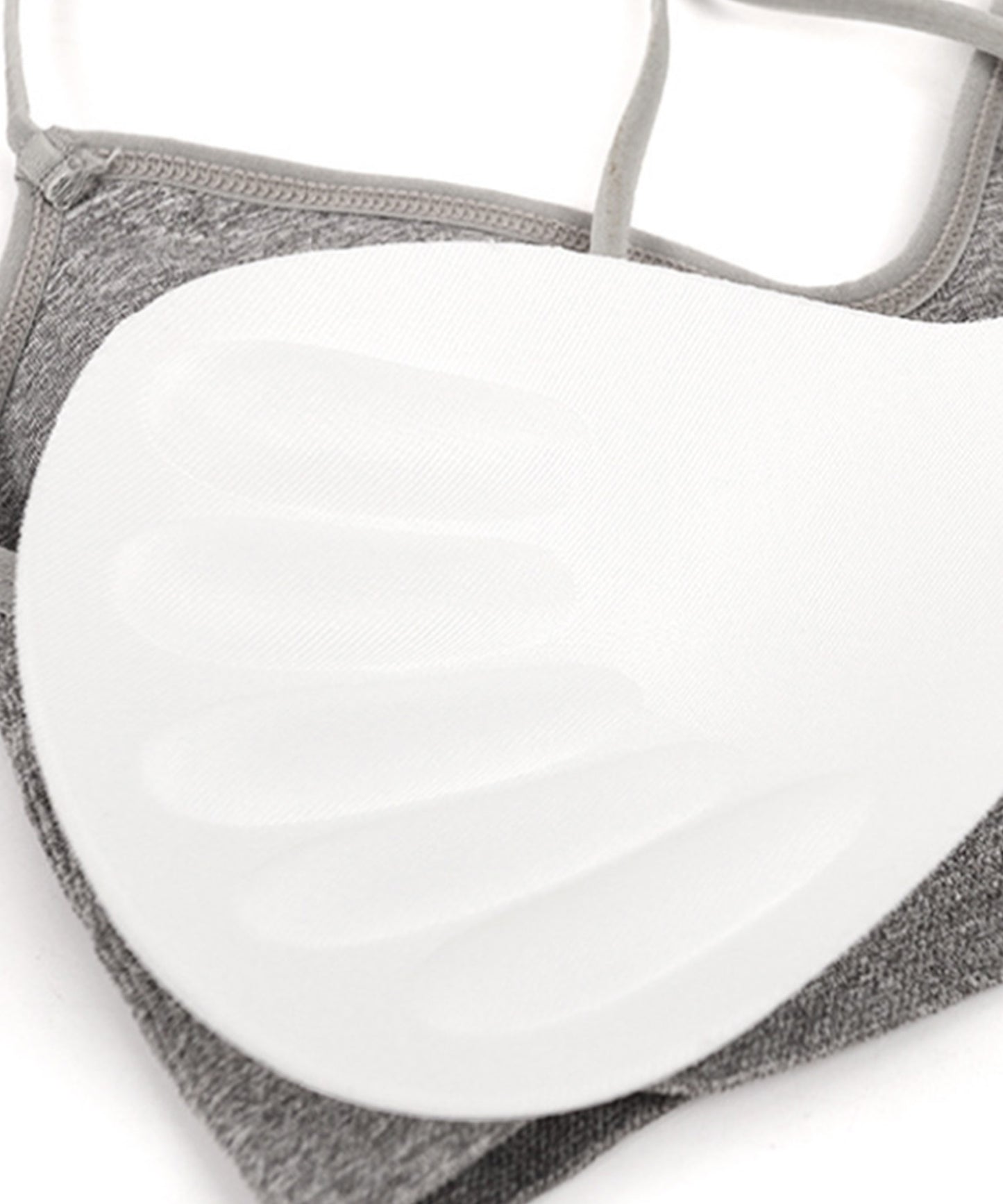 ノンワイヤー 細リブブラ&ショーツ 2点セット