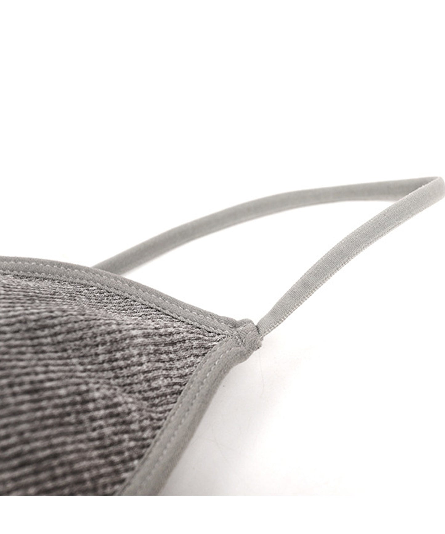 ノンワイヤー 細リブブラ&ショーツ 2点セット