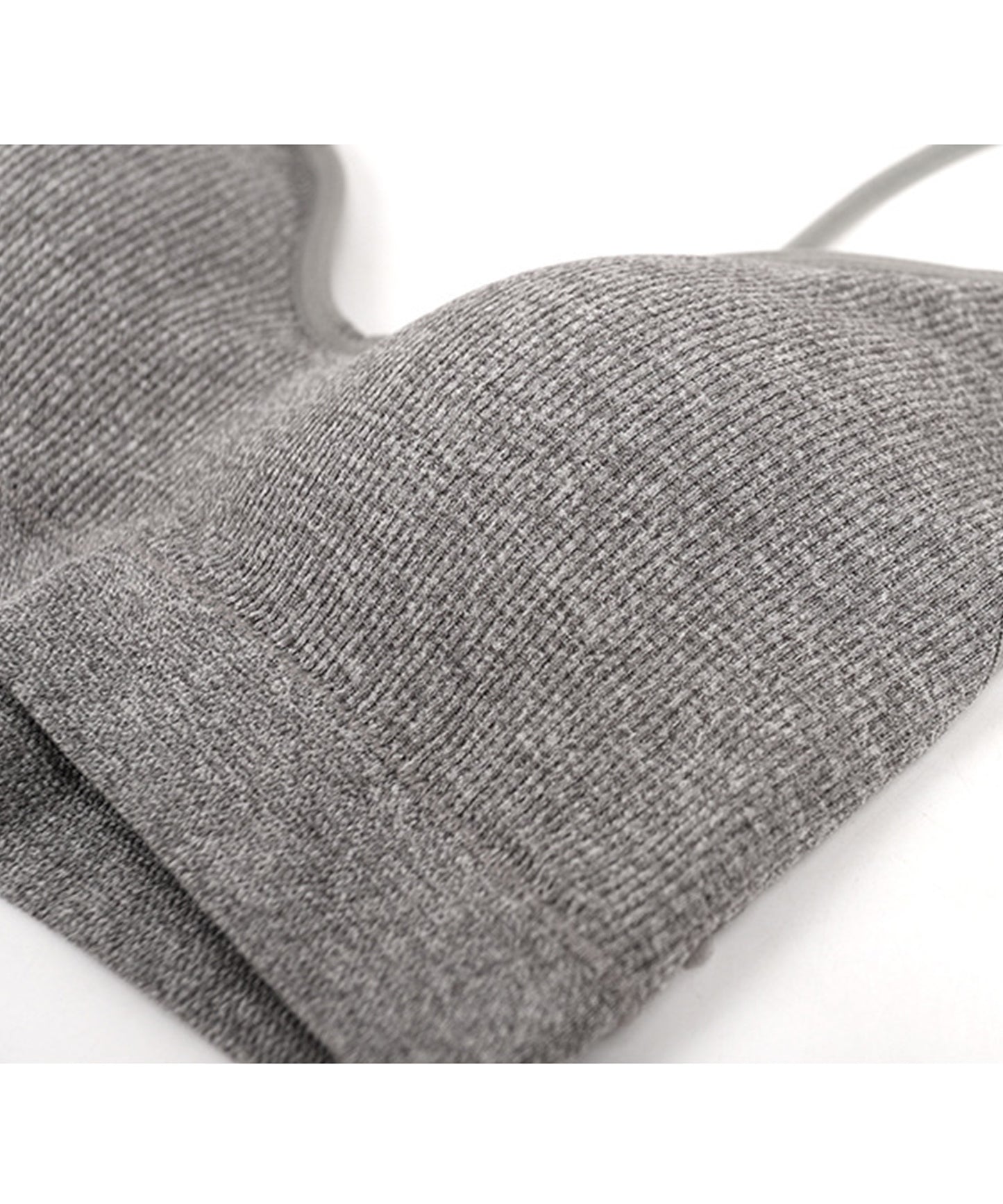 ノンワイヤー 細リブブラ&ショーツ 2点セット