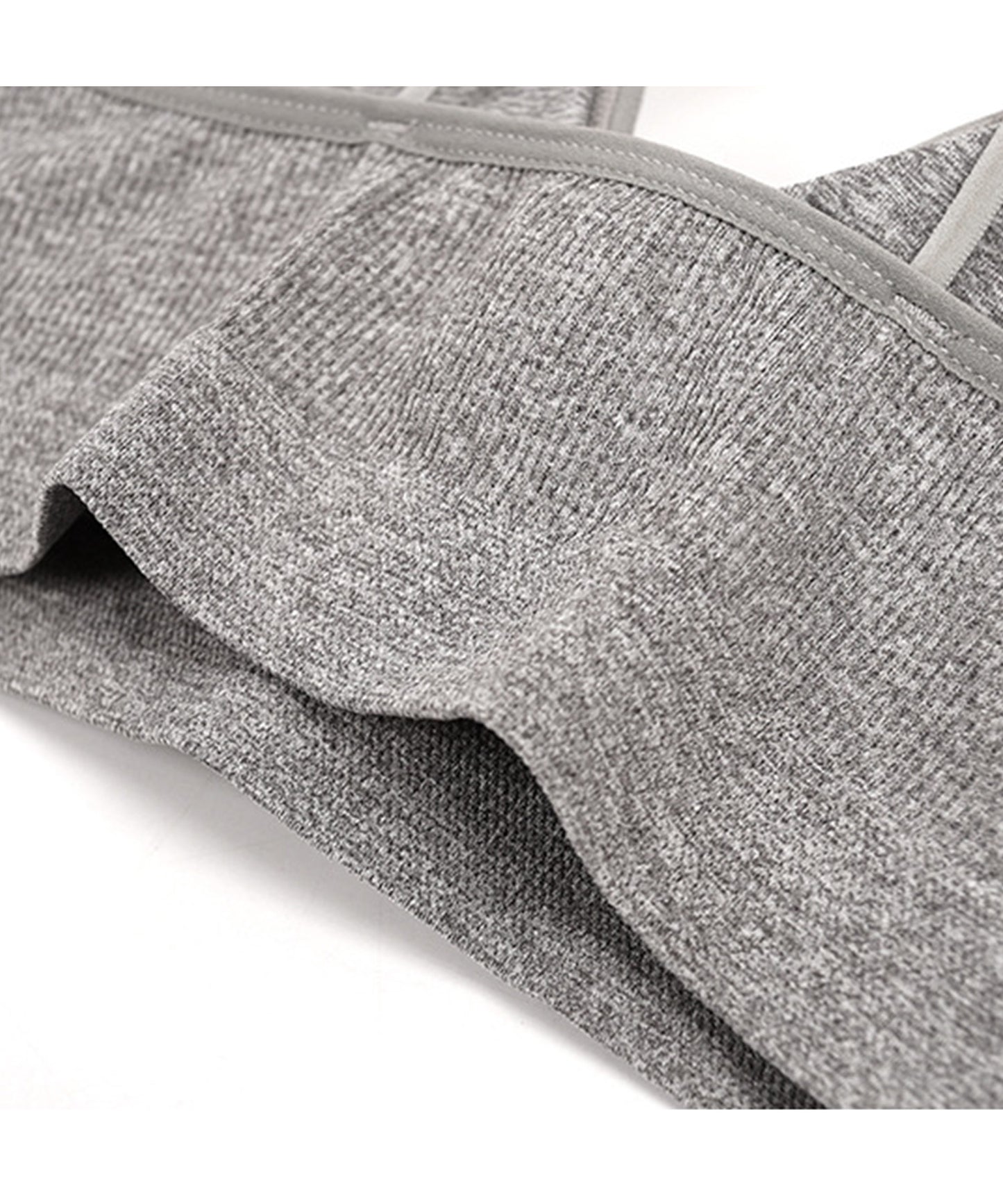 ノンワイヤー 細リブブラ&ショーツ 2点セット