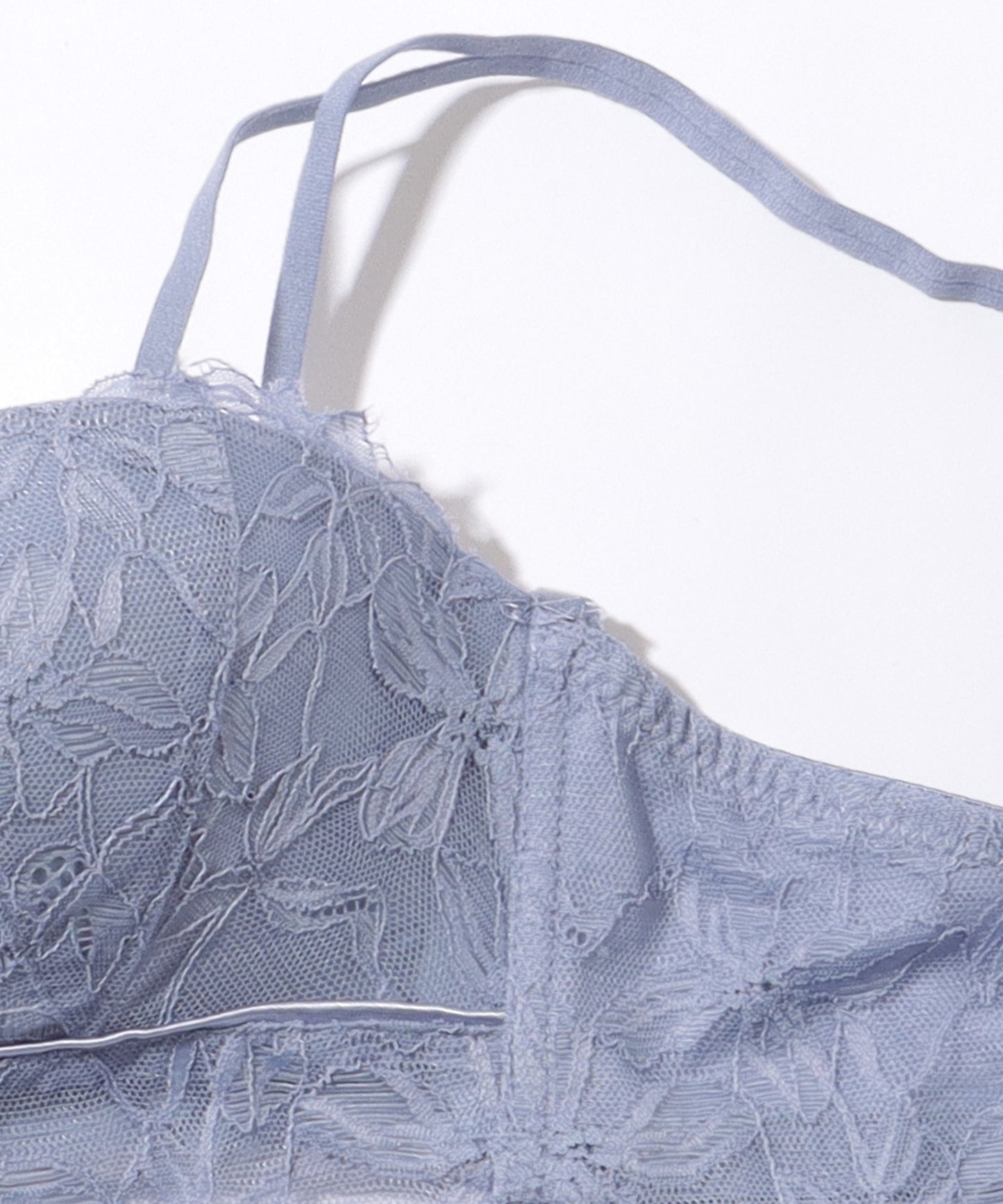 エレガント レース 3/4 ノンワイヤー ブラ&ショーツ