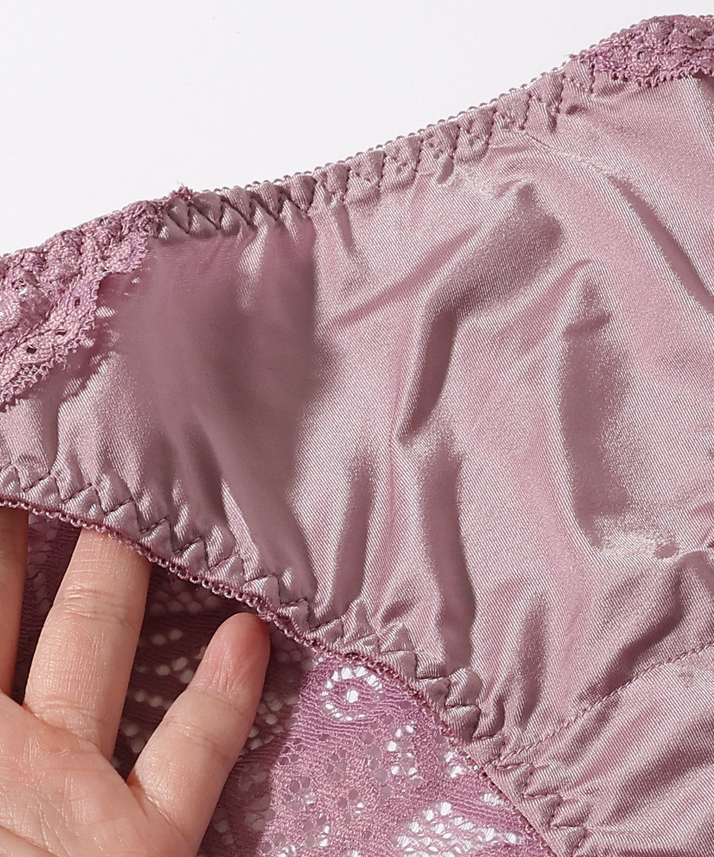 【2点セット】 ロマンチック レース リボン付き ブラジャー&ショーツ