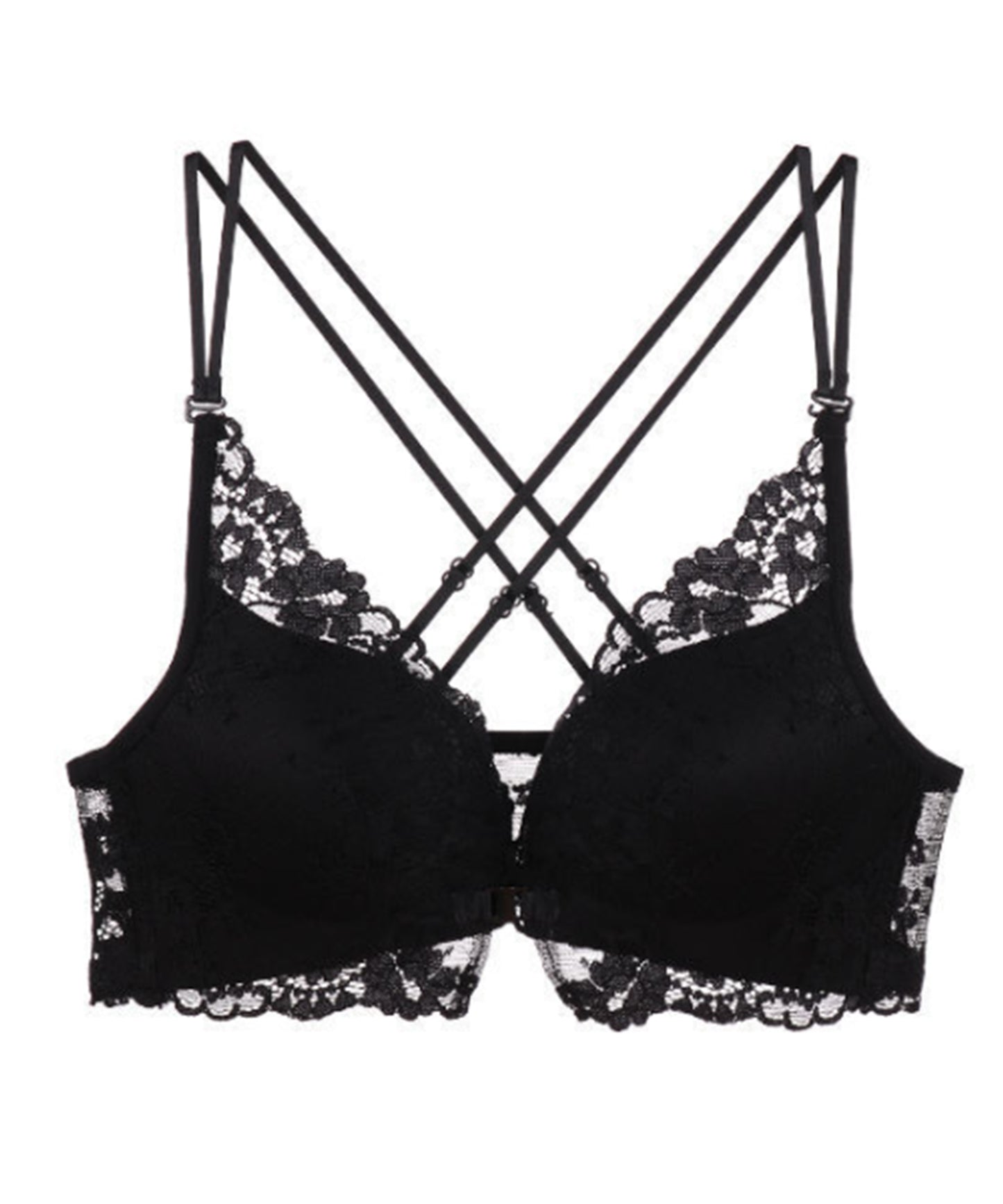 フロントホックブラ&ショーツ 2点セット