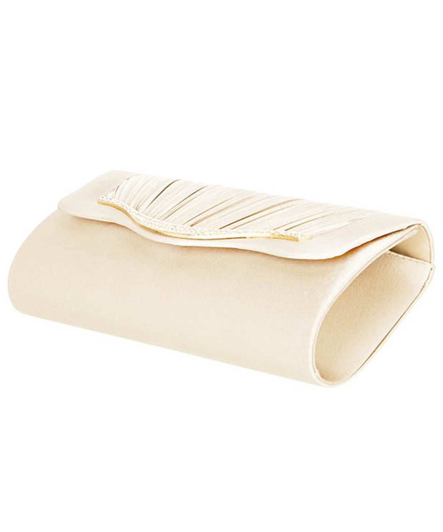 プリーツデザイン2WAYパーティークラッチ