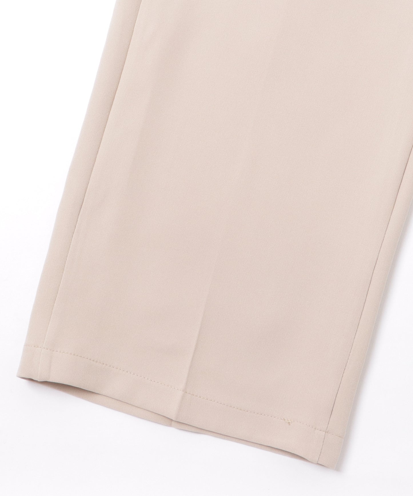 ツイルセンタープレスハイウエストストレートパンツ