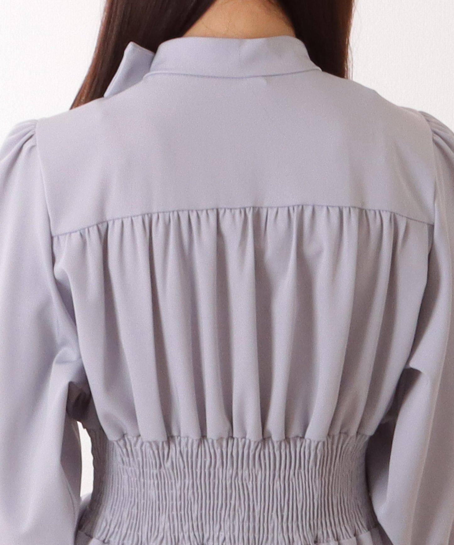 Vネック ティアード ギャザー マキシ丈 ワンピース