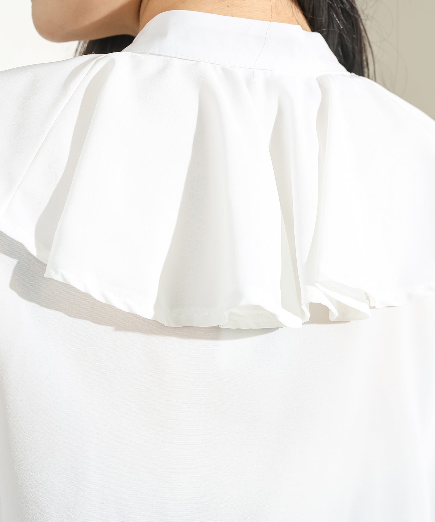 【2点セット】フリル ブラウス キャミソール ロング ワンピース セットアップ