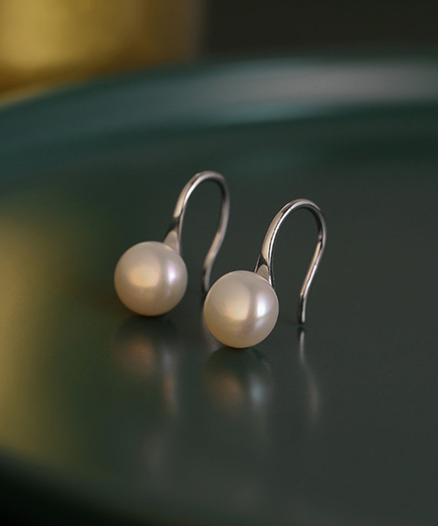 淡水 パール シンプル フック ピアス