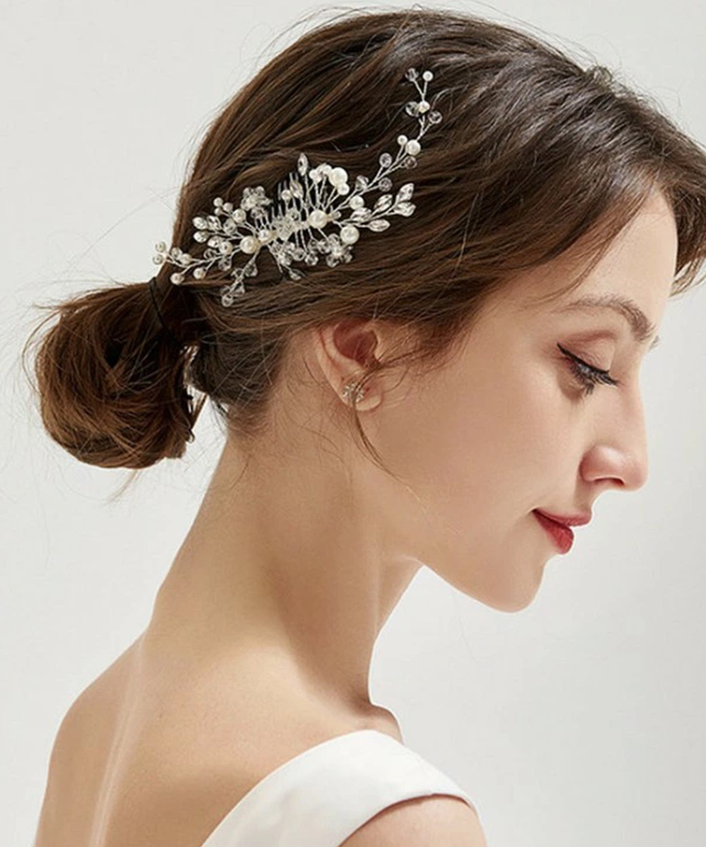 ボタニカルパール×ビジューブーケコーム