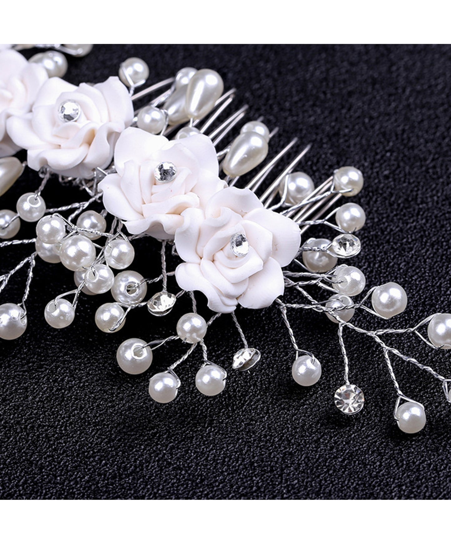 パール × ローズ ボタニカル ヘア コーム