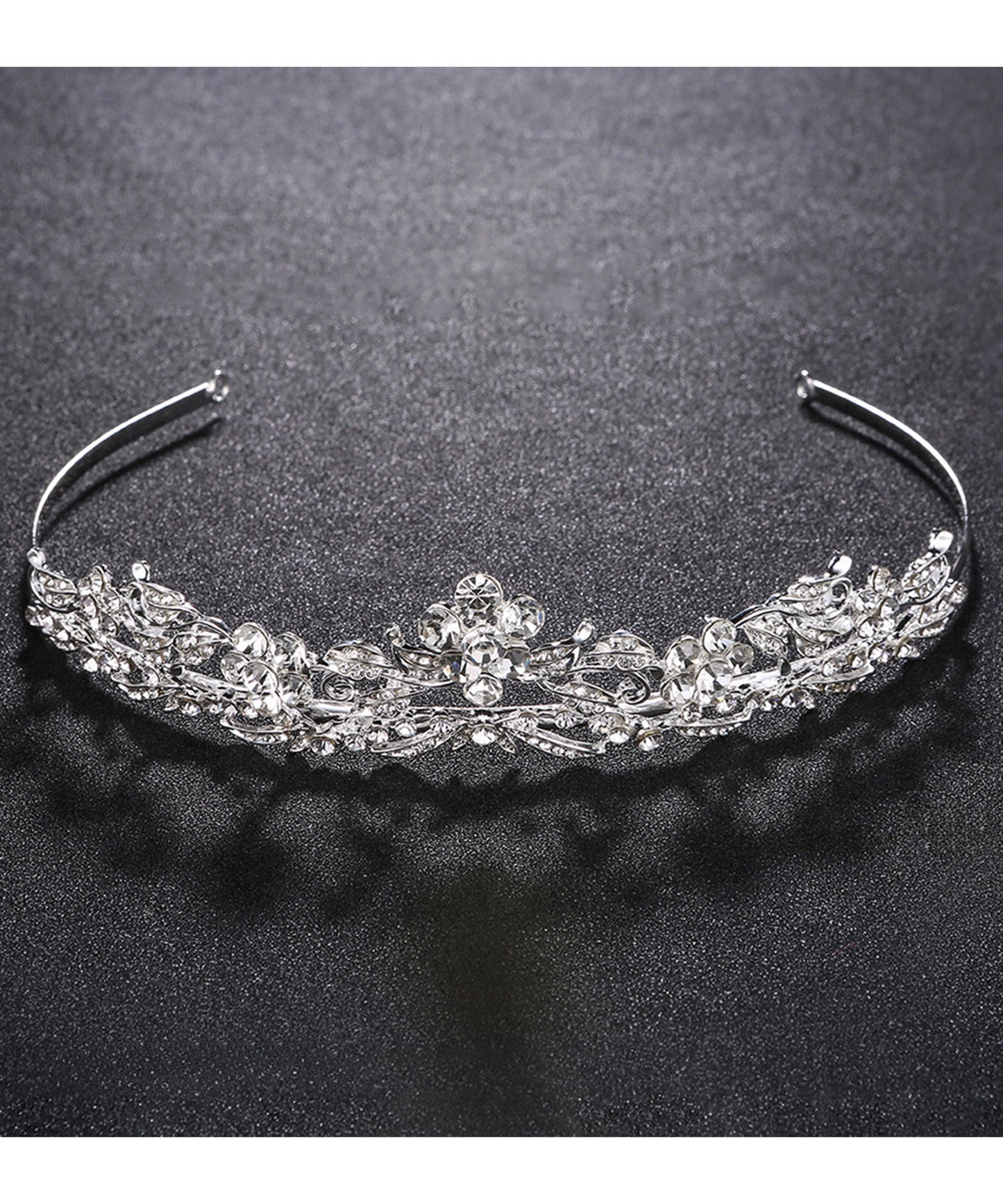 ロマンチック ライン ビジュー ヘッド ティアラ