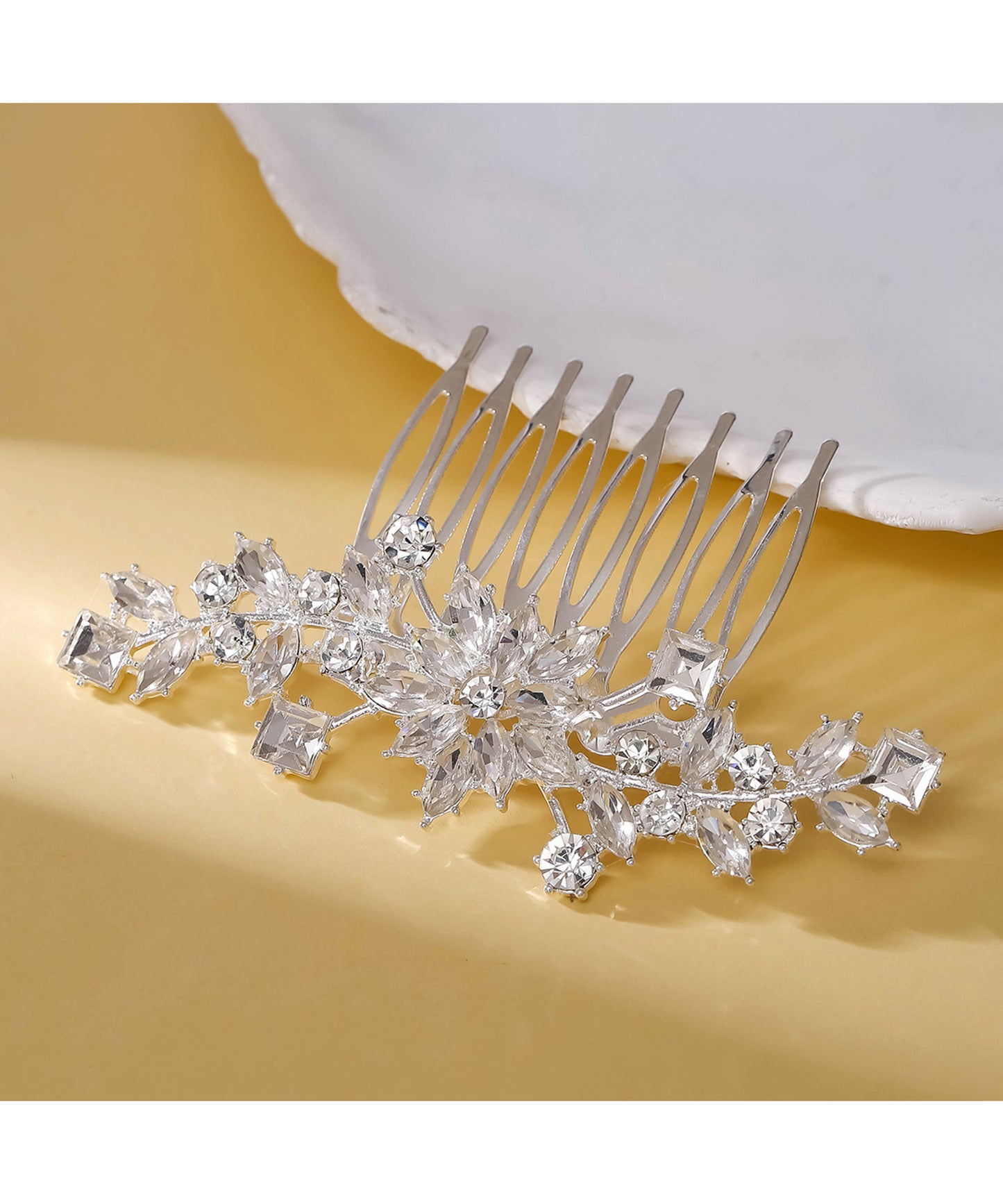 ビジュー バラエティ デザイン ウエディング ヘアコーム