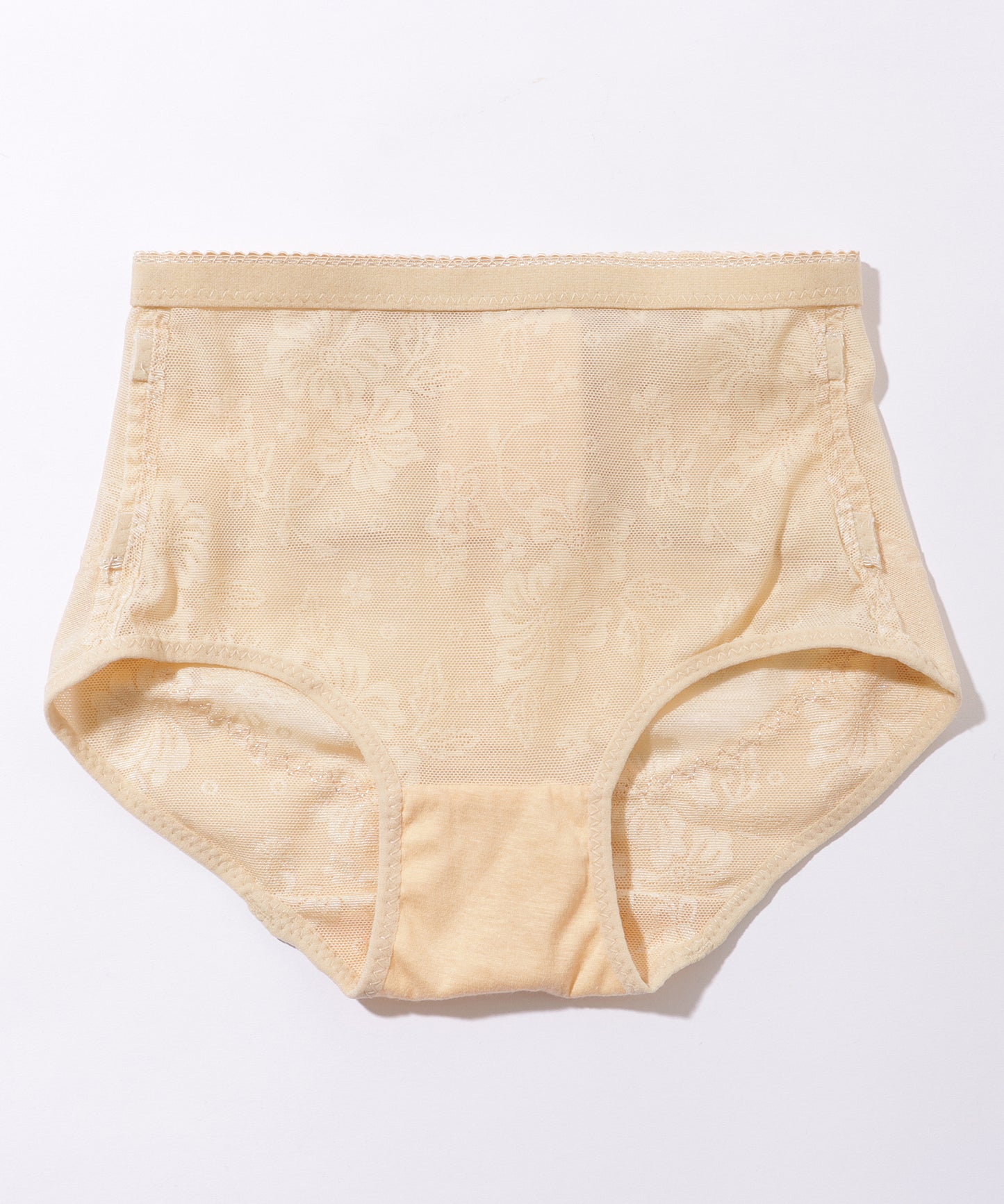 花柄 ジャガード ホック付き シェイプアップ ショーツ