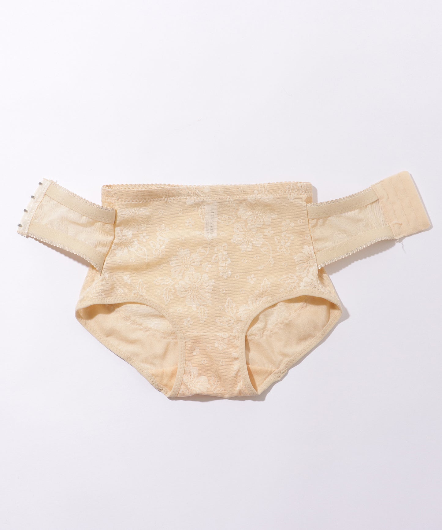 花柄 ジャガード ホック付き シェイプアップ ショーツ