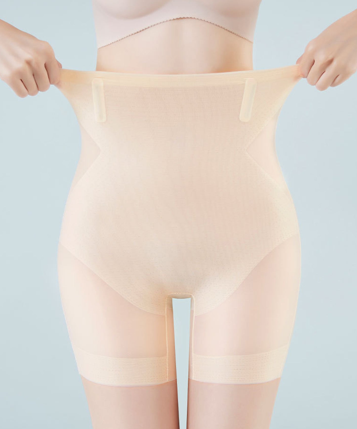 ハイウエスト シームレス 3分丈 シェイプアップ パンツ