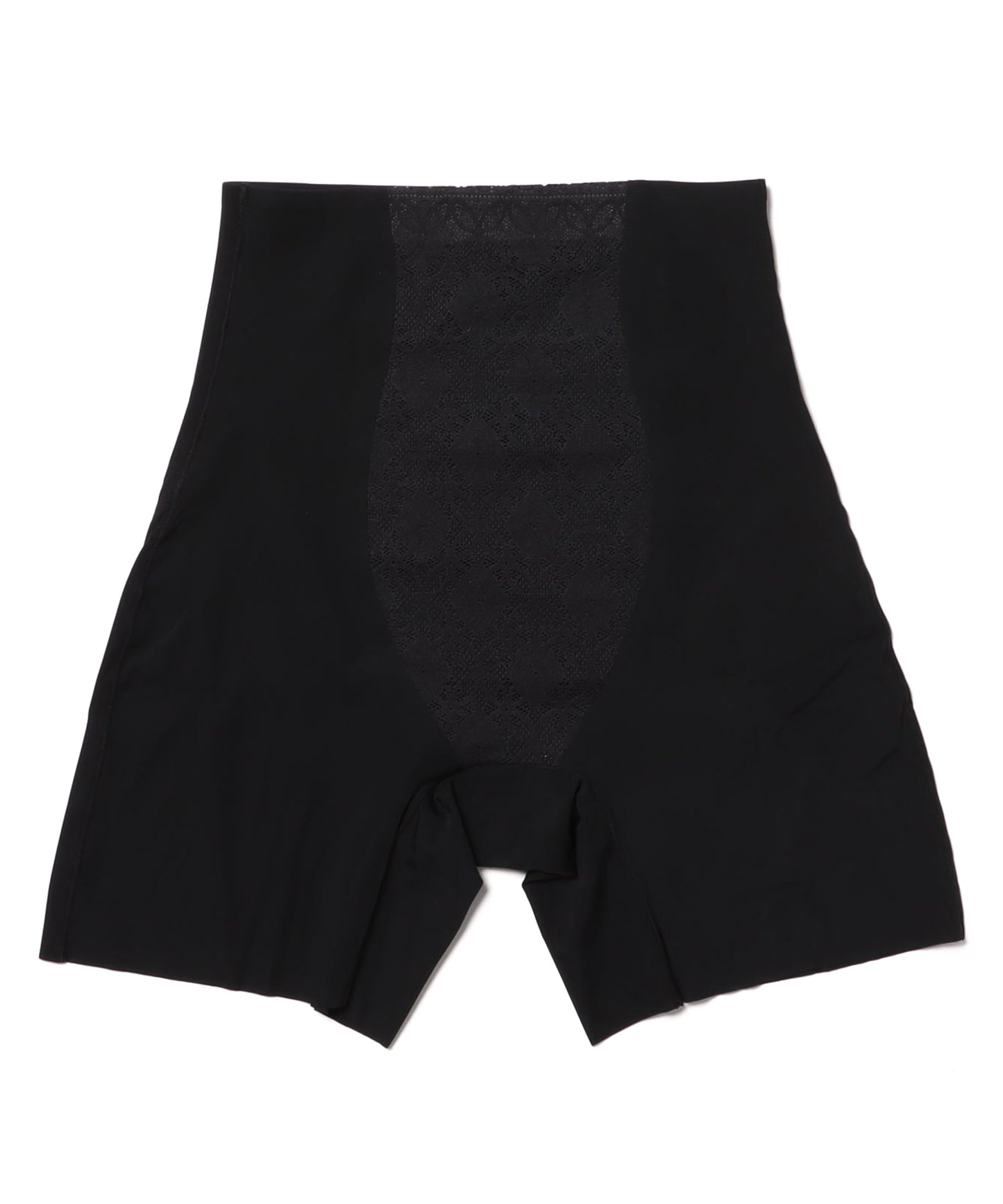 ハイウエスト シームレス 3分丈 シンプル ボディシェイパー