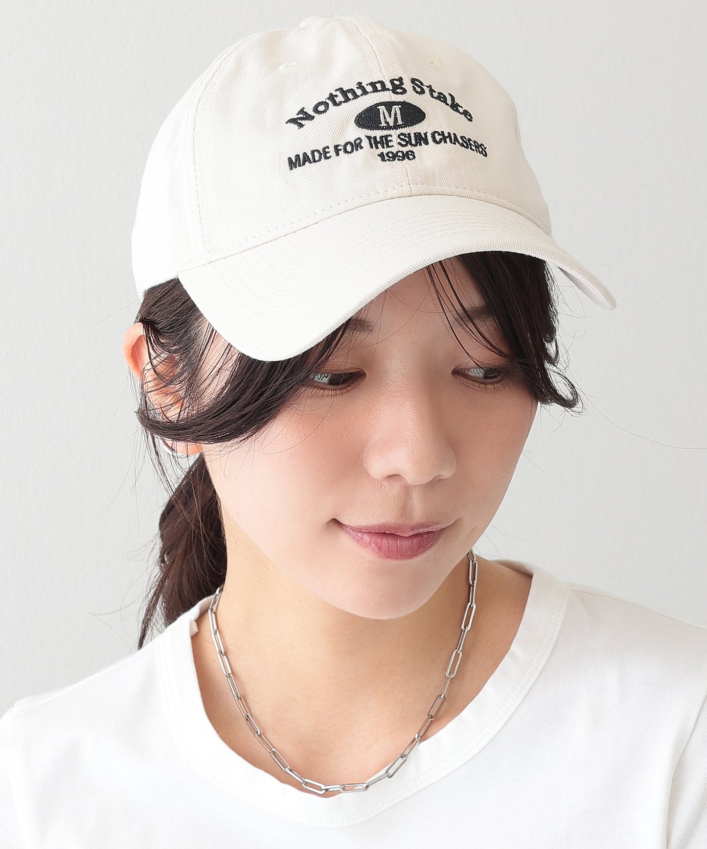 配色 ロゴ 刺繍 ベースボール キャップ