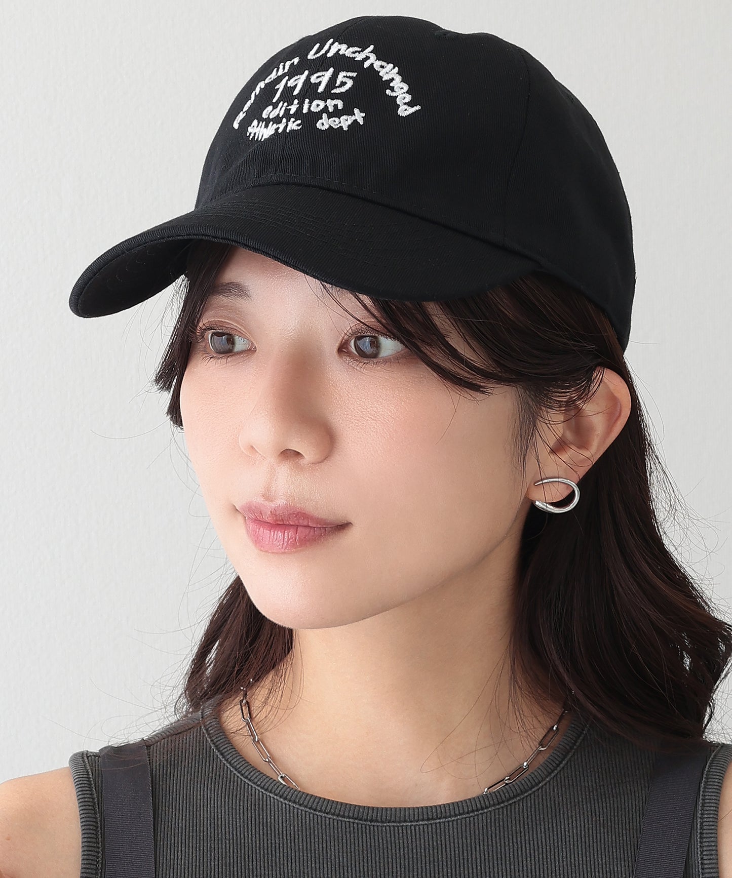 配色 ナンバー 刺繍付き ベースボール キャップ