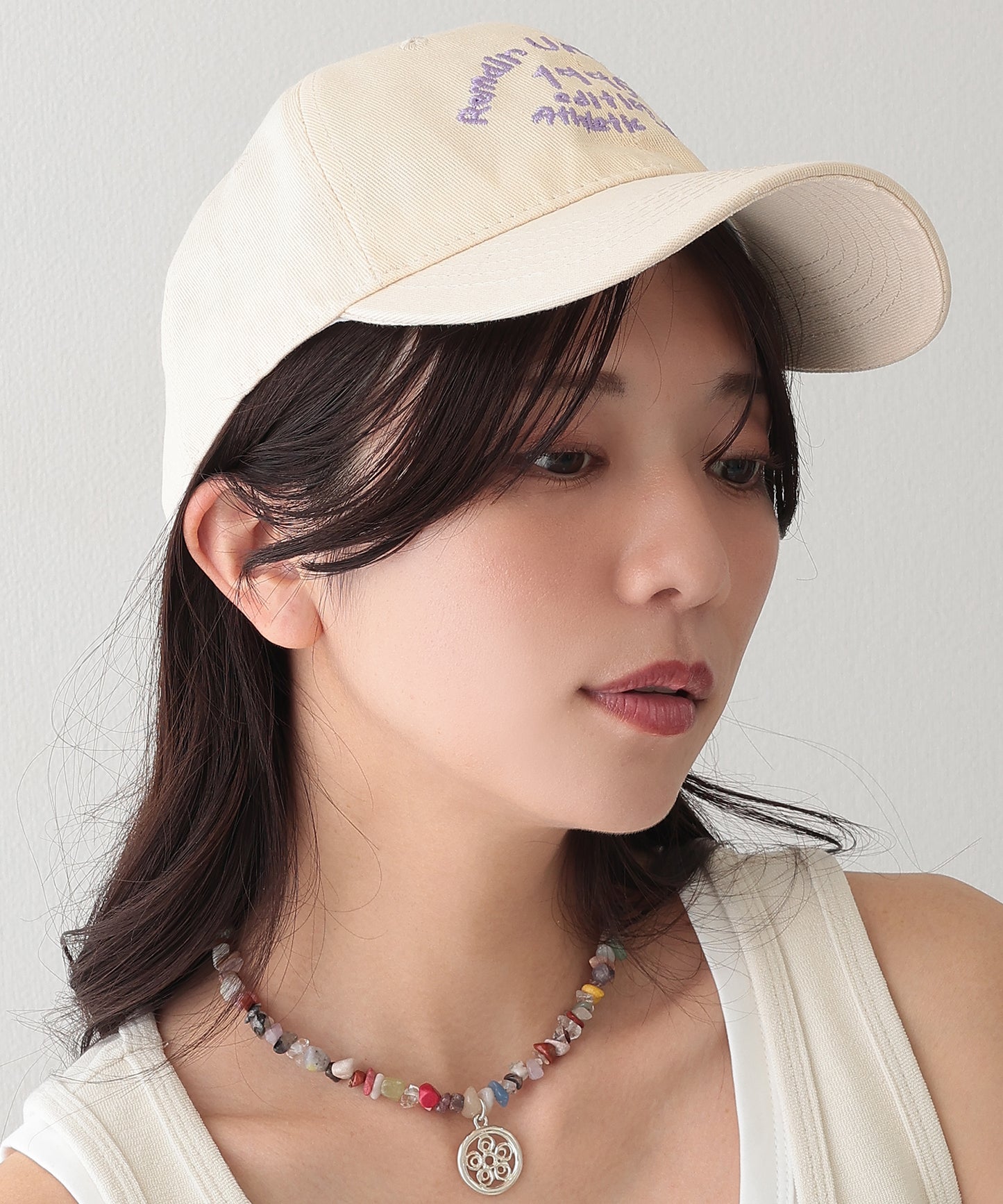 配色 ナンバー 刺繍付き ベースボール キャップ