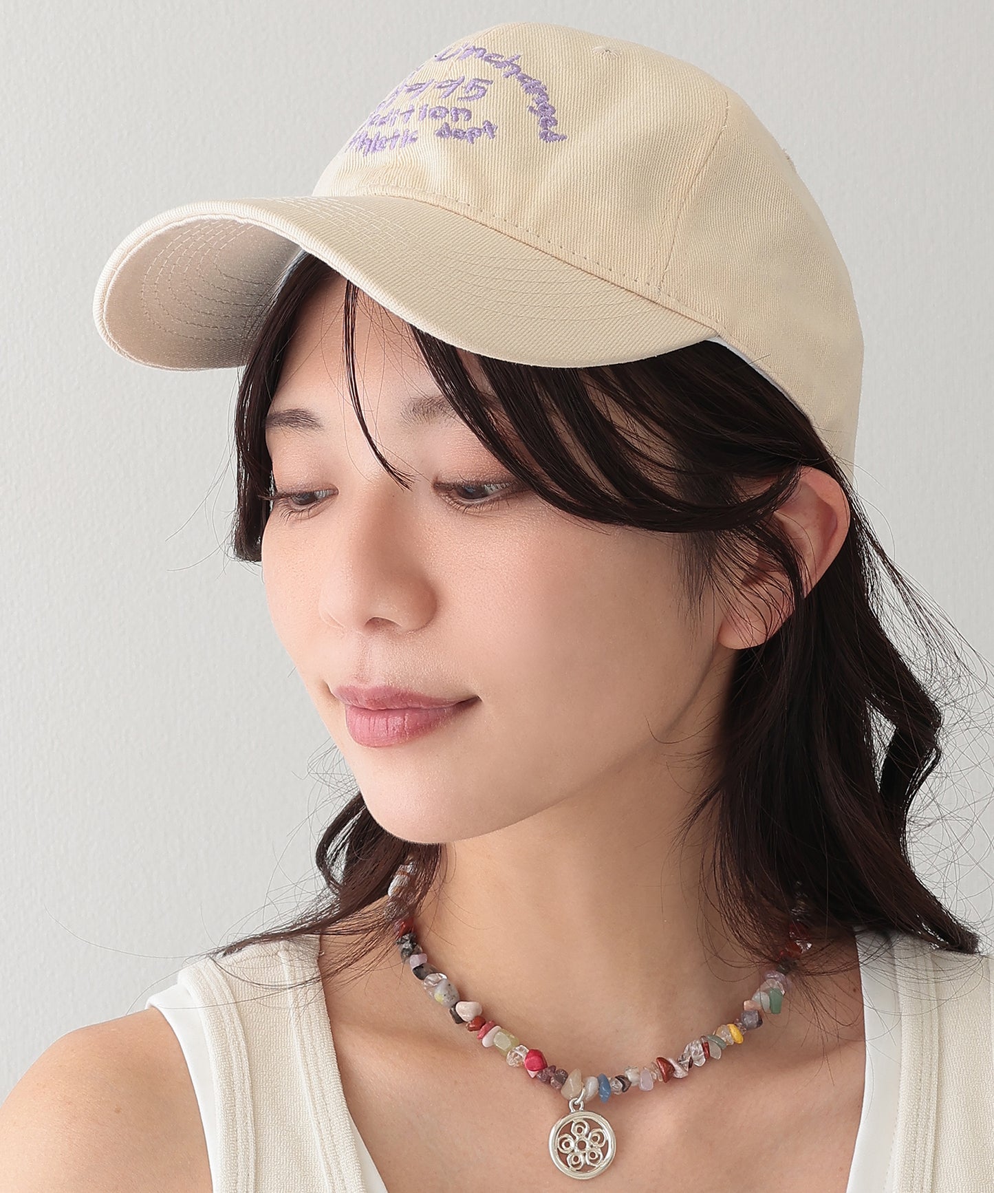 配色 ナンバー 刺繍付き ベースボール キャップ