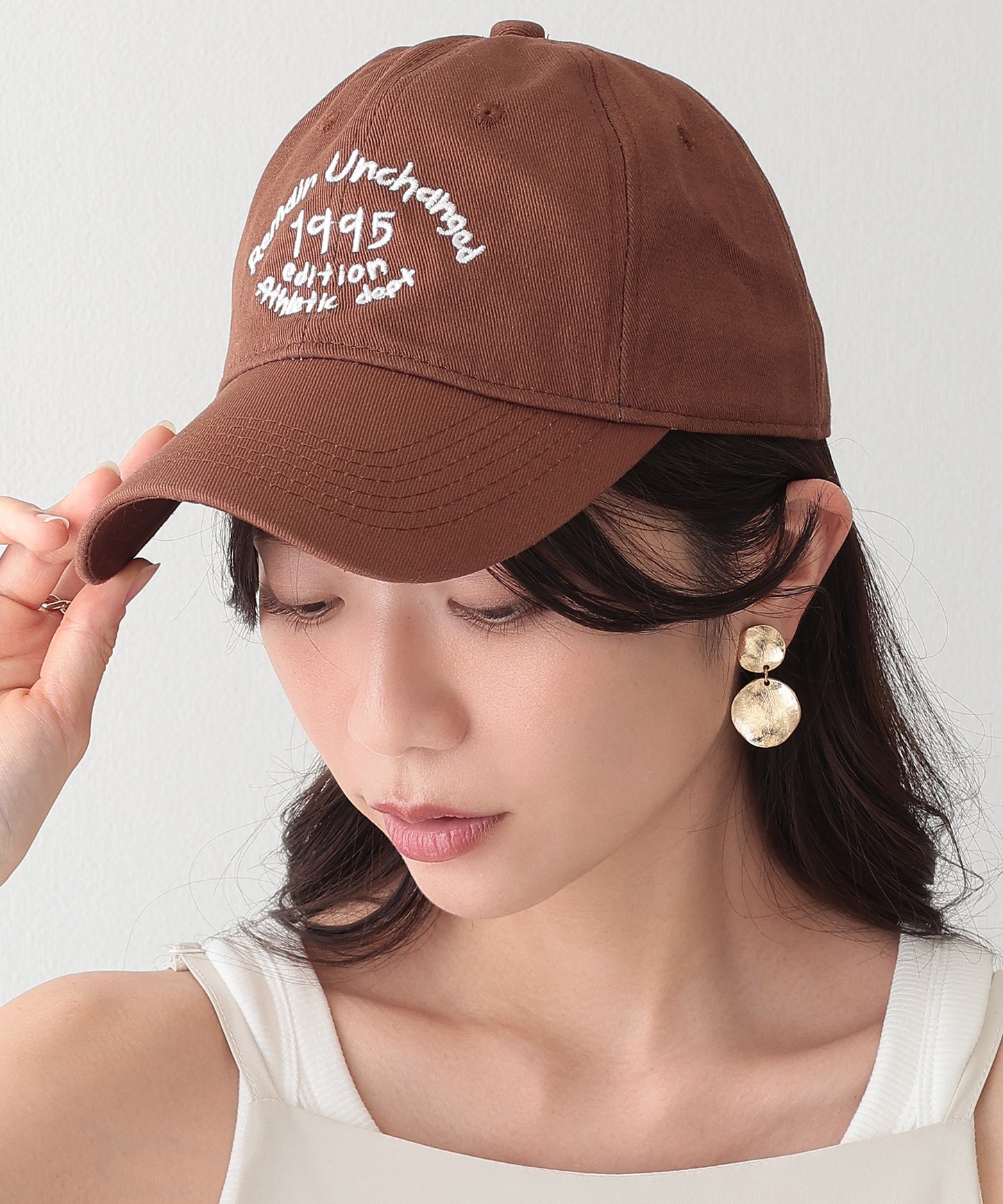 配色 ナンバー 刺繍付き ベースボール キャップ