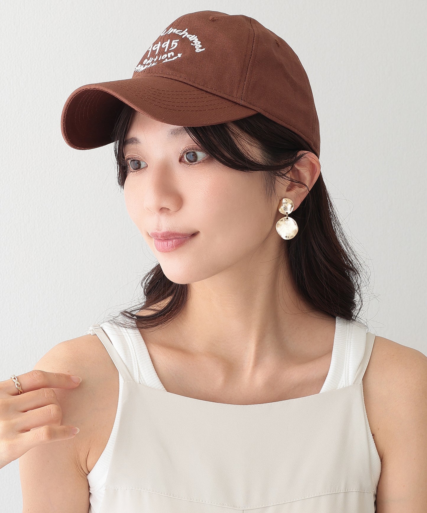 配色 ナンバー 刺繍付き ベースボール キャップ