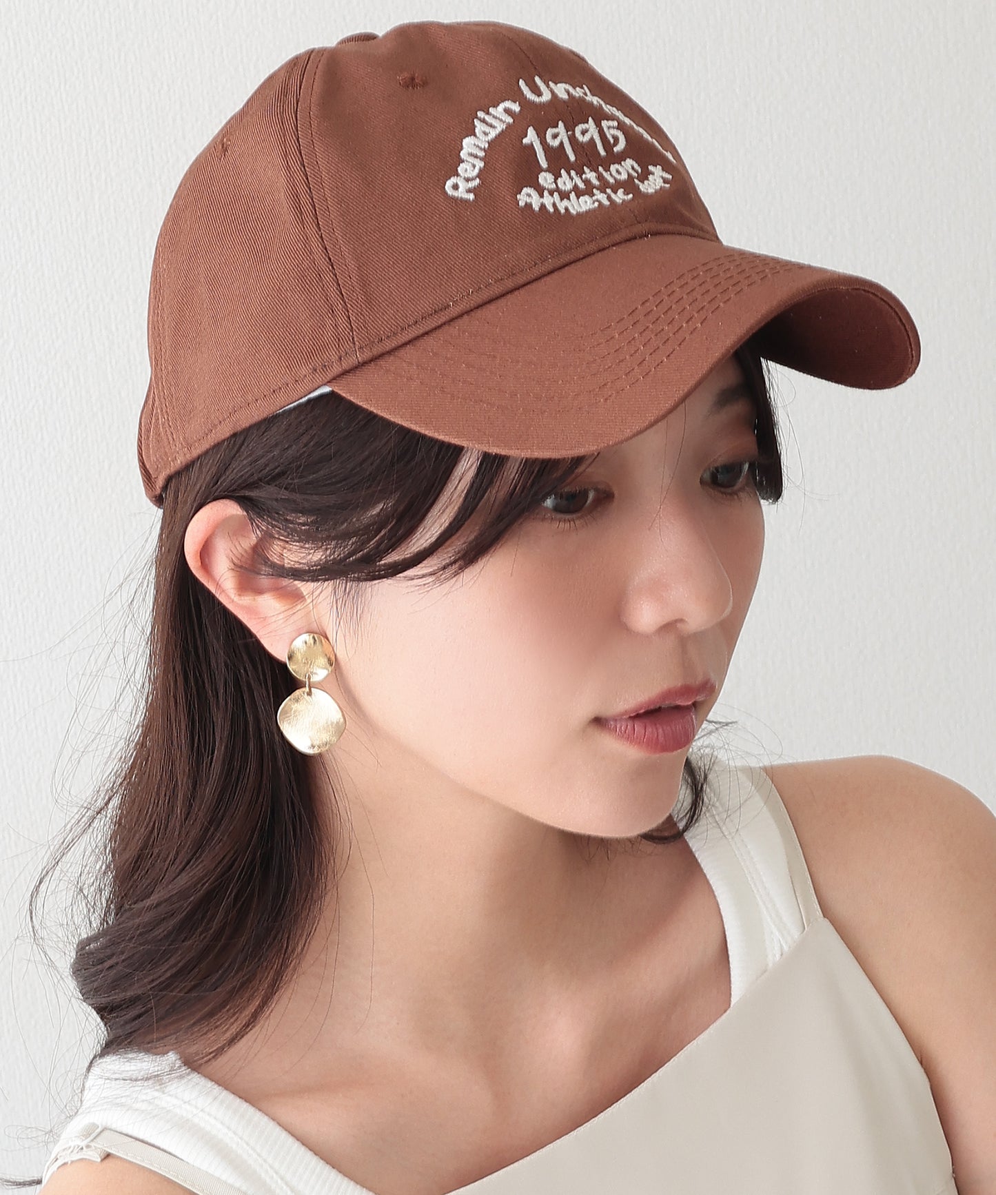 配色 ナンバー 刺繍付き ベースボール キャップ
