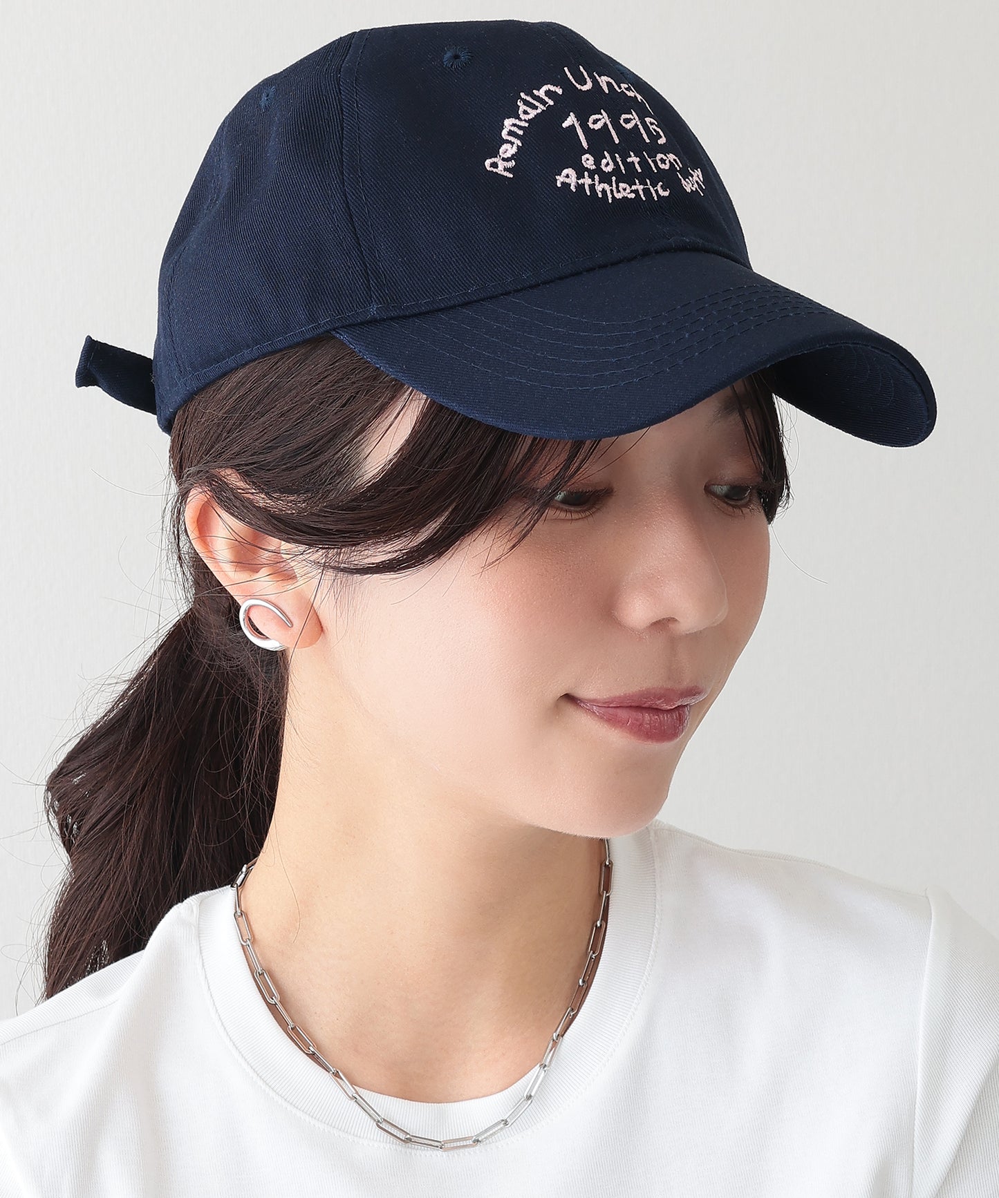 配色 ナンバー 刺繍付き ベースボール キャップ