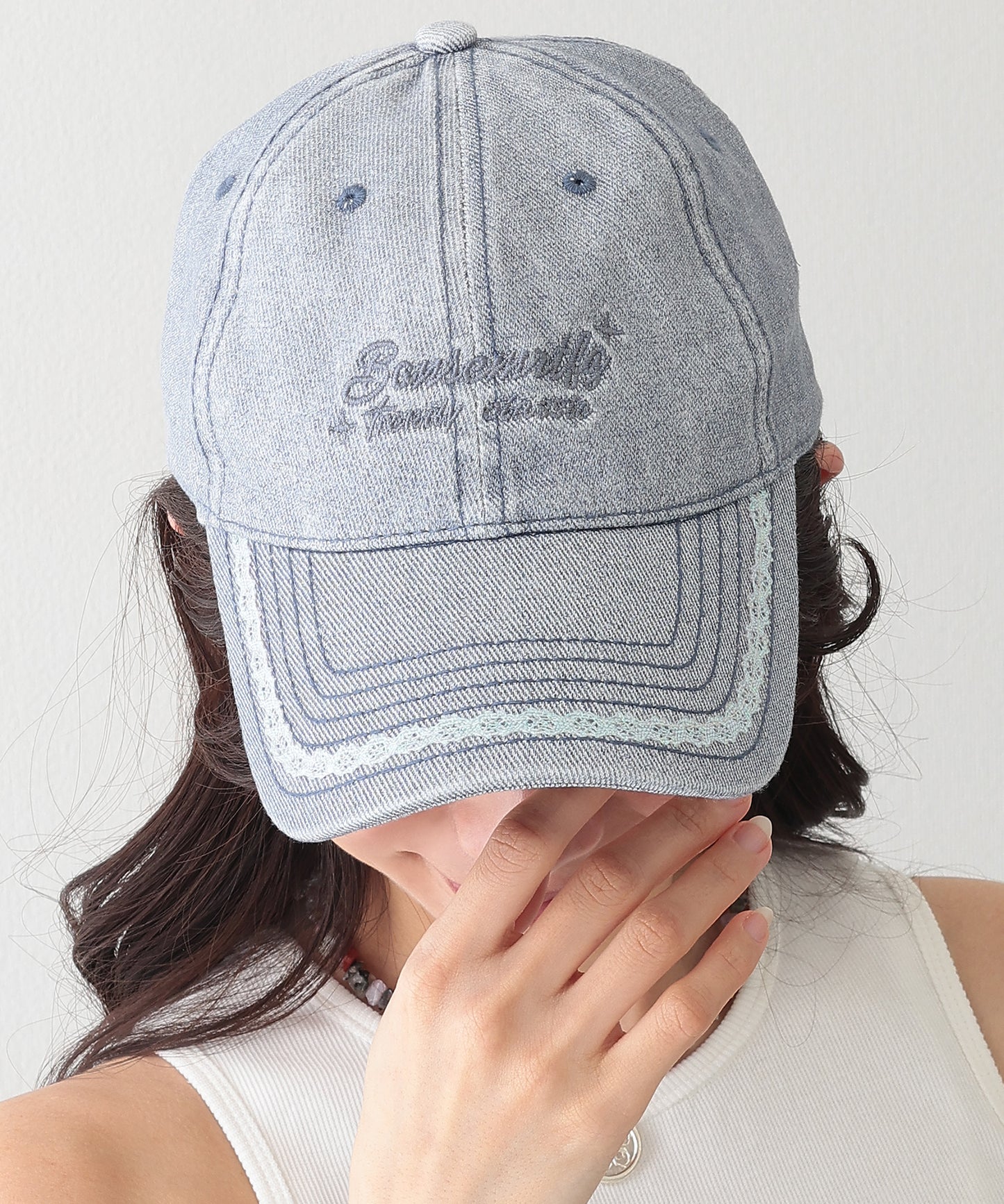 レース ライン ベーシック ベースボール キャップ