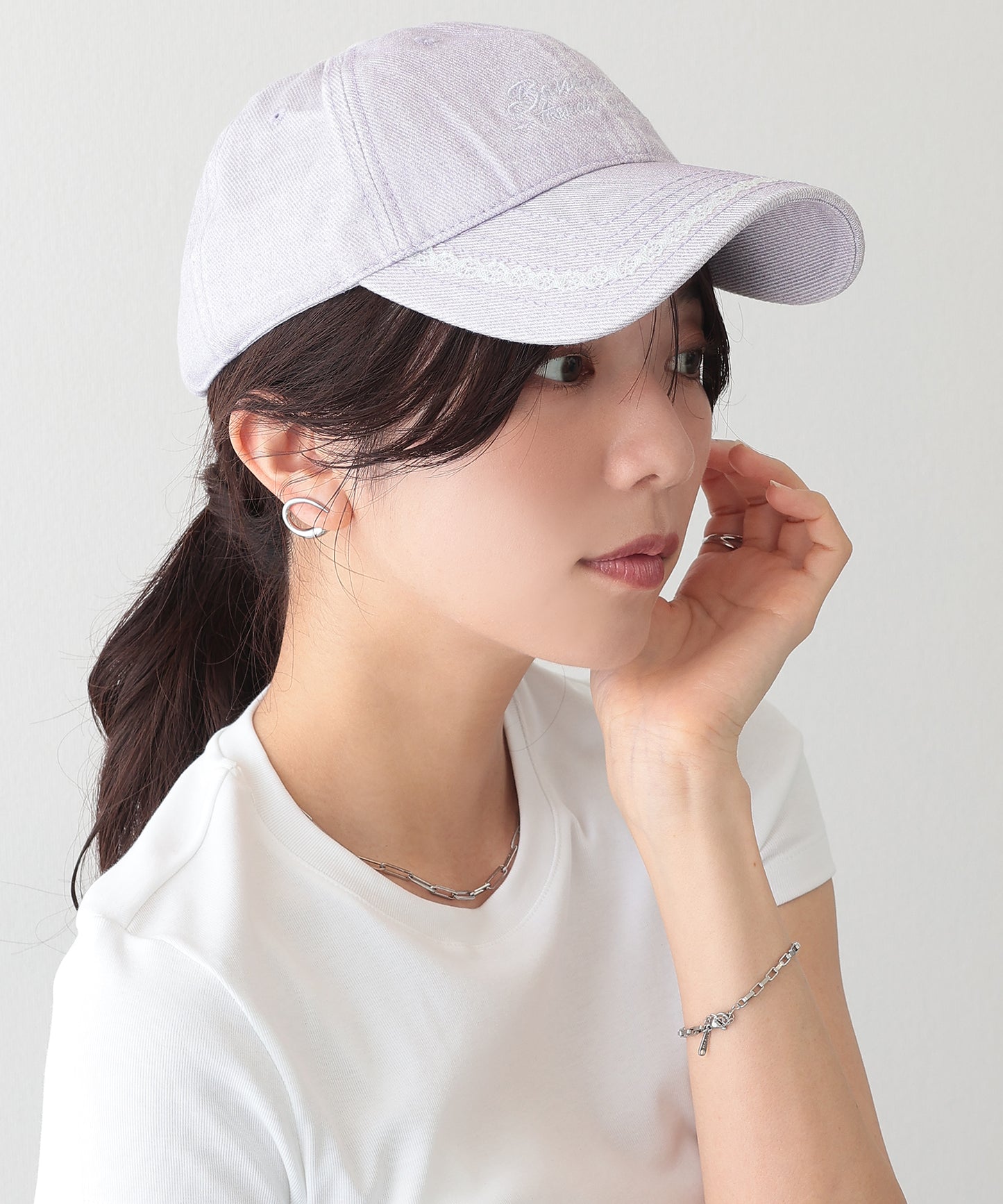 レース ライン ベーシック ベースボール キャップ
