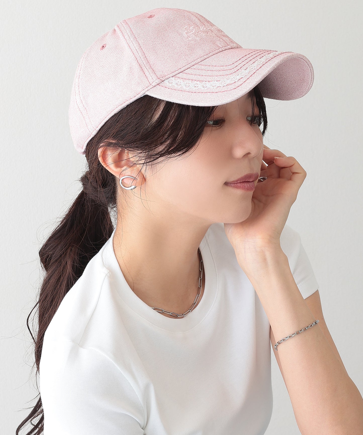 レース ライン ベーシック ベースボール キャップ