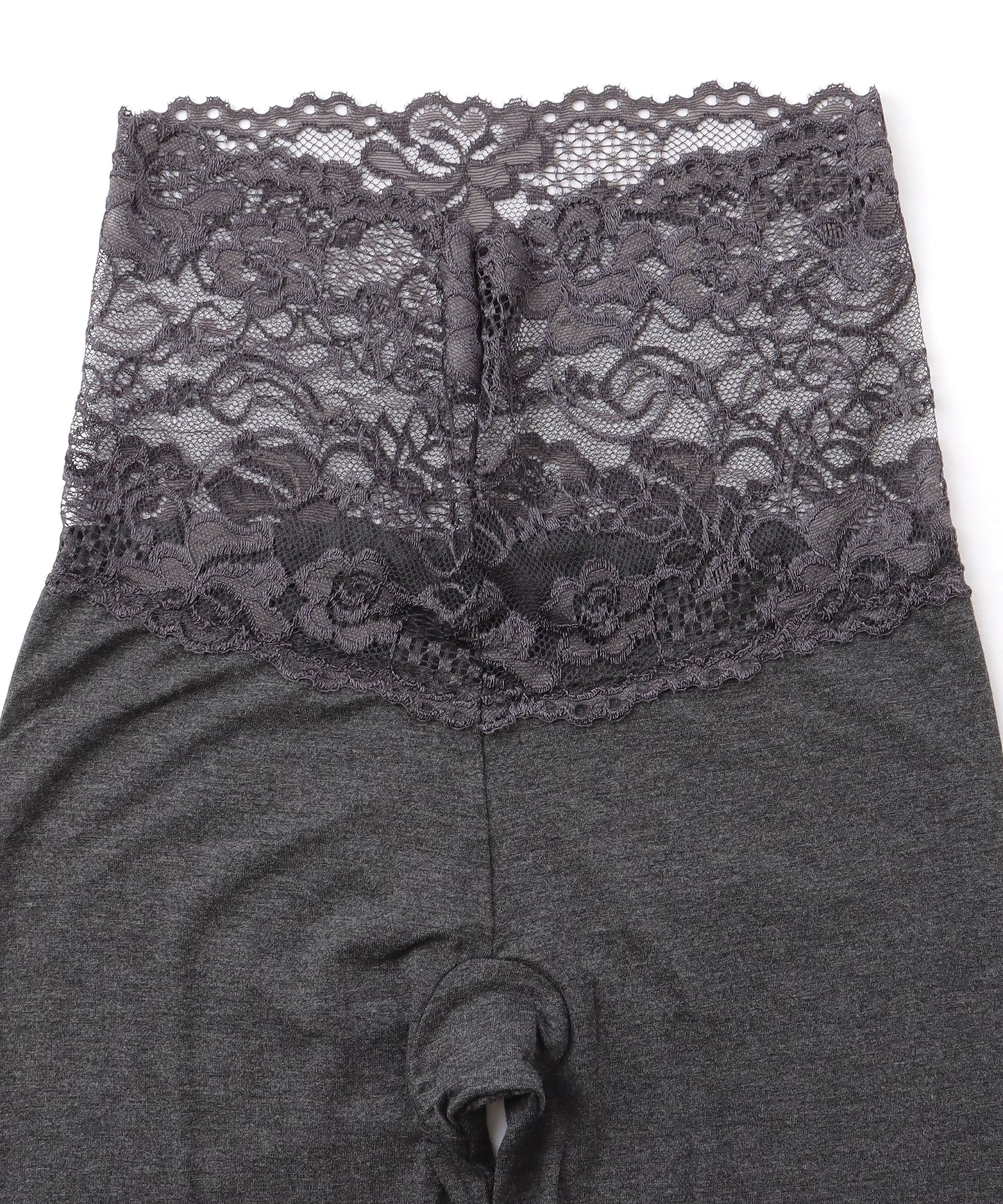 レース ドッキング ハイウエスト ベーシック レギンス