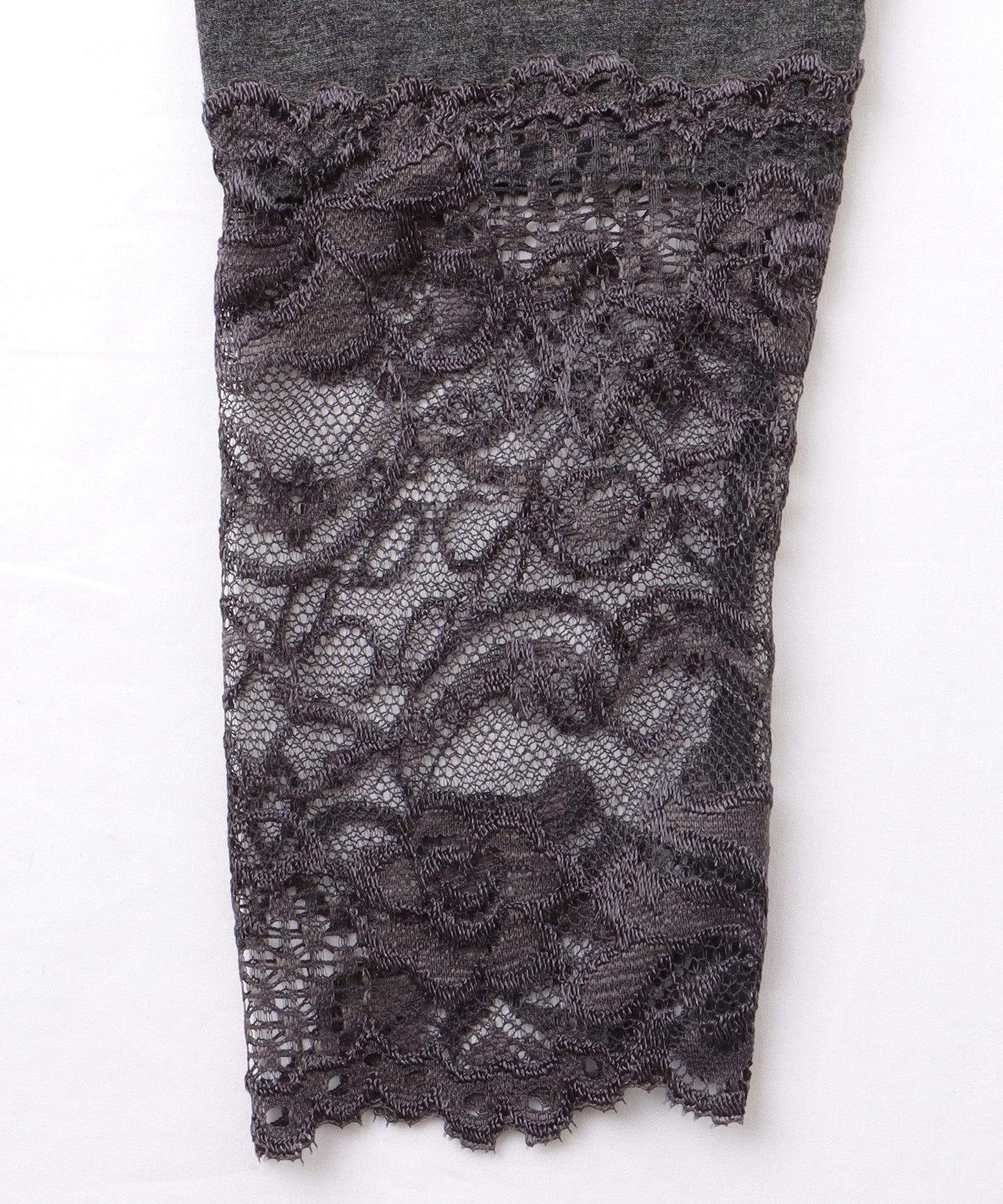 レース ドッキング ハイウエスト ベーシック レギンス