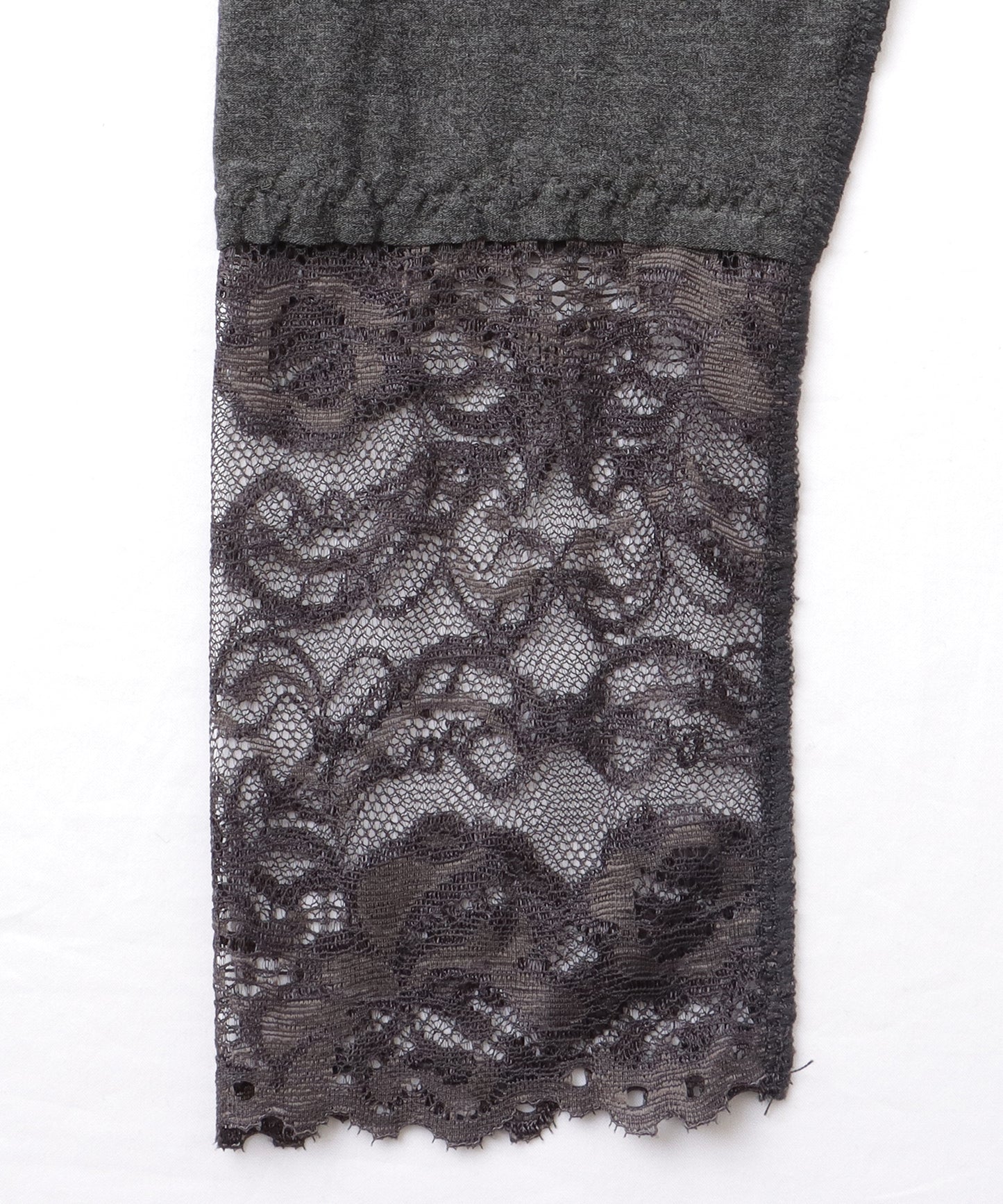 レース ドッキング ハイウエスト ベーシック レギンス