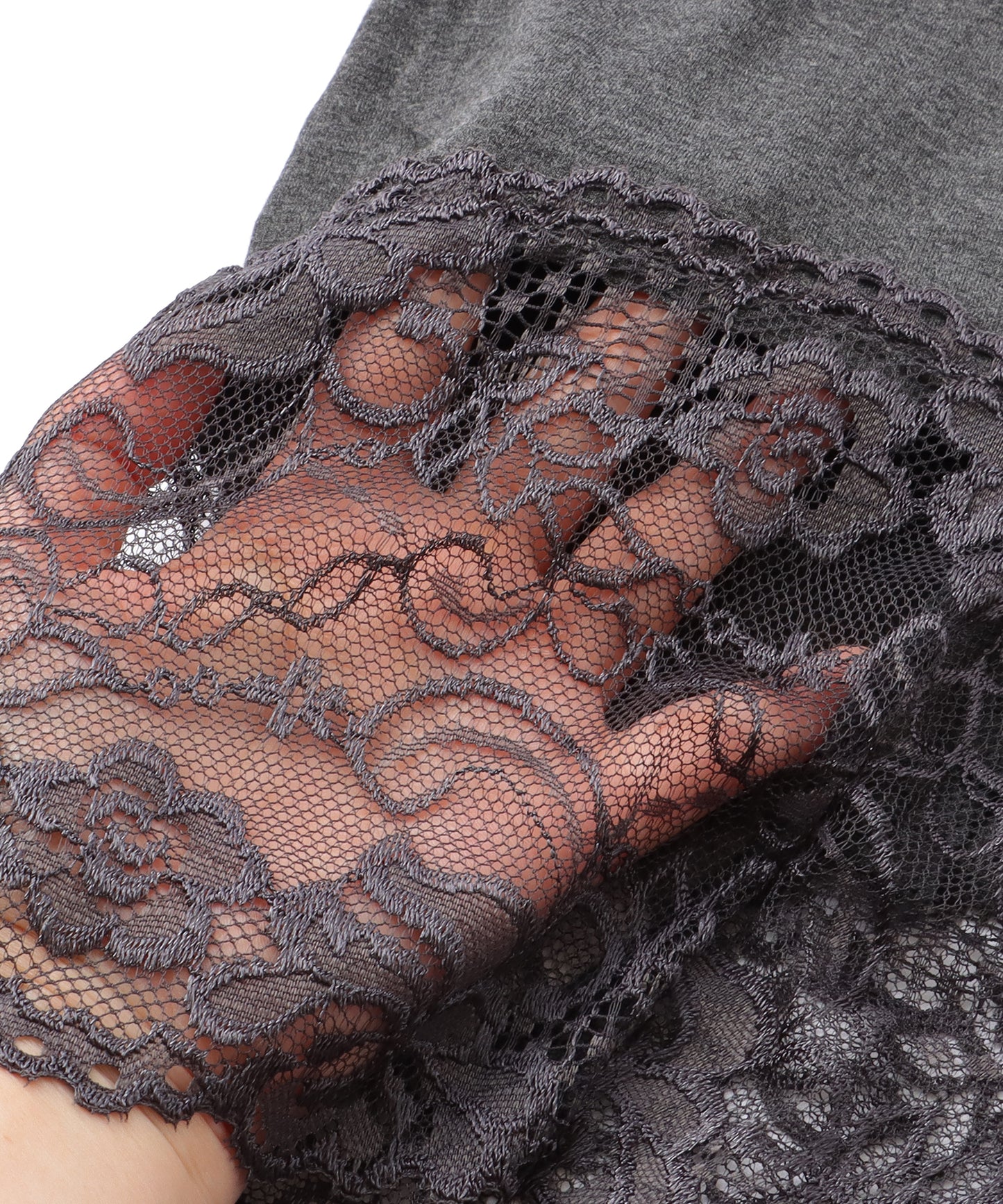 レース ドッキング ハイウエスト ベーシック レギンス