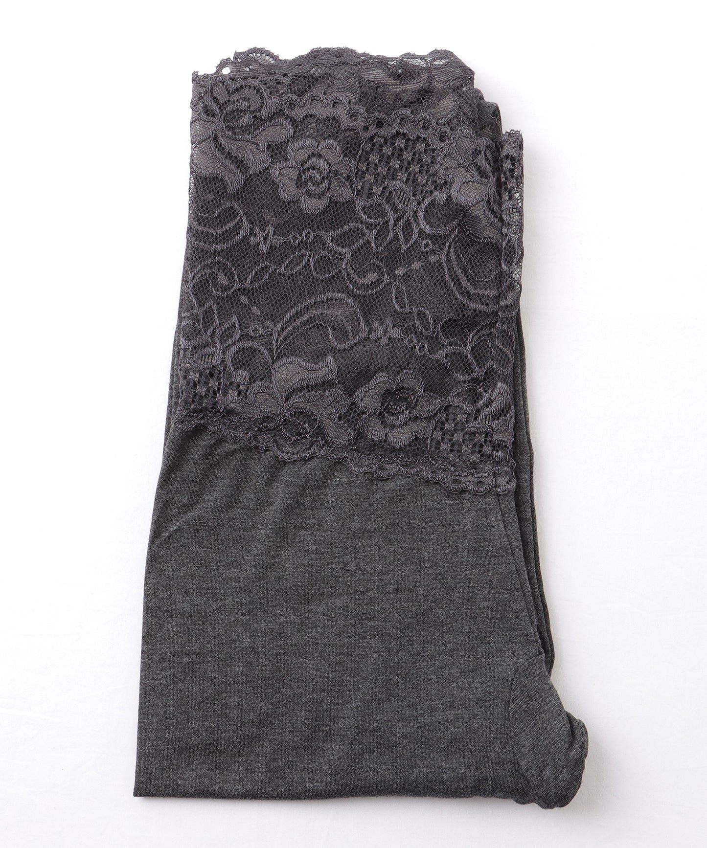 レース ドッキング ハイウエスト ベーシック レギンス