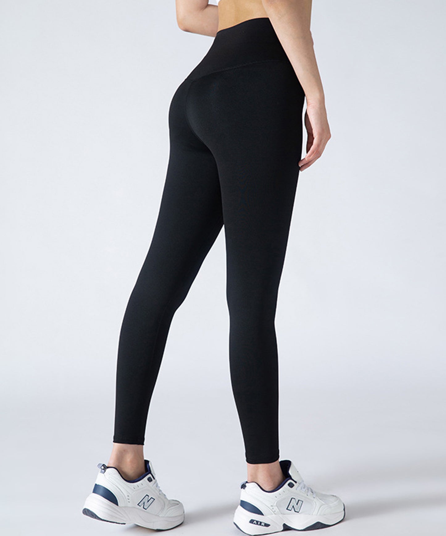 ハイウエスト ストレッチ カラー ヨガ レギンス