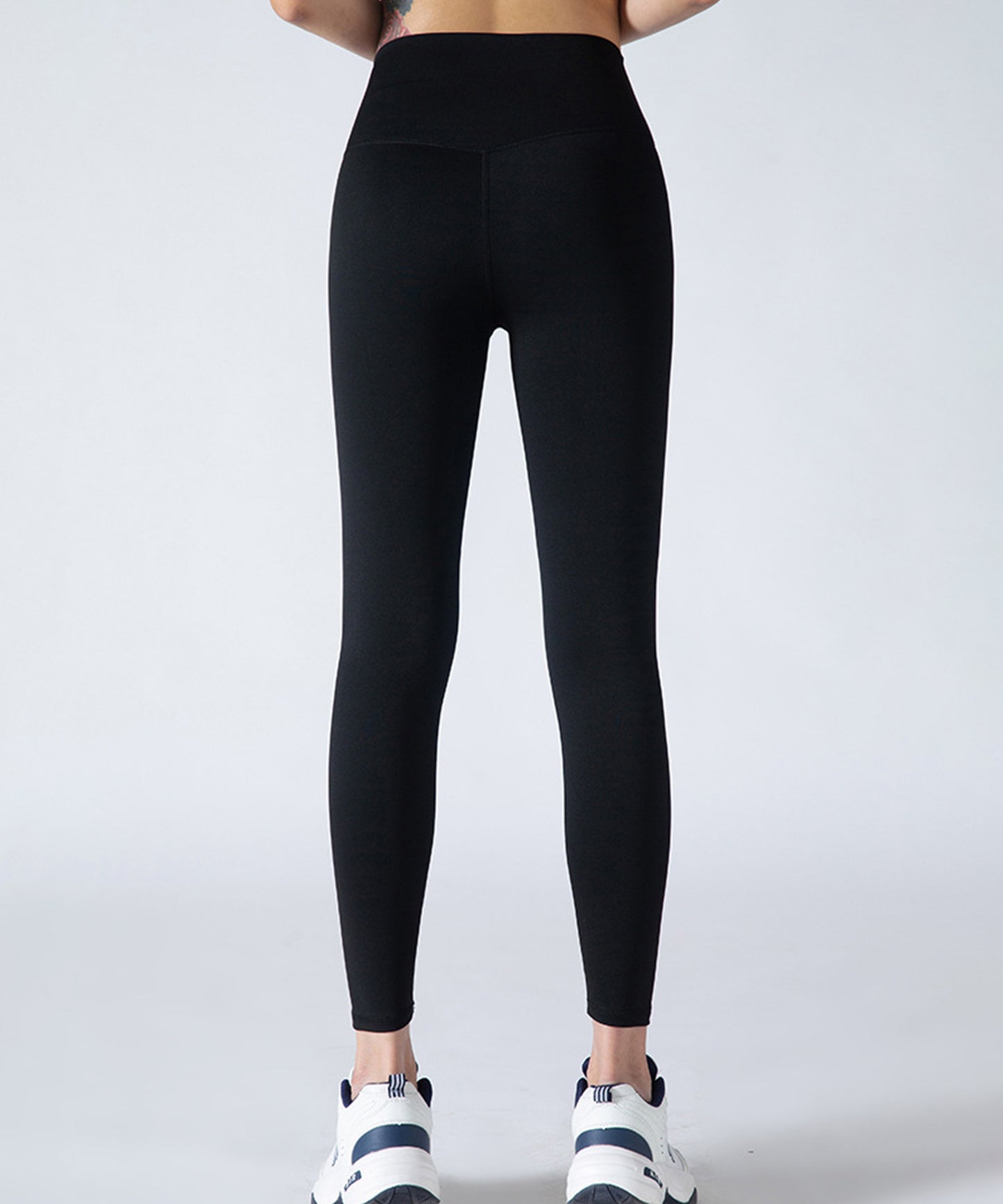 ハイウエスト ストレッチ カラー ヨガ レギンス