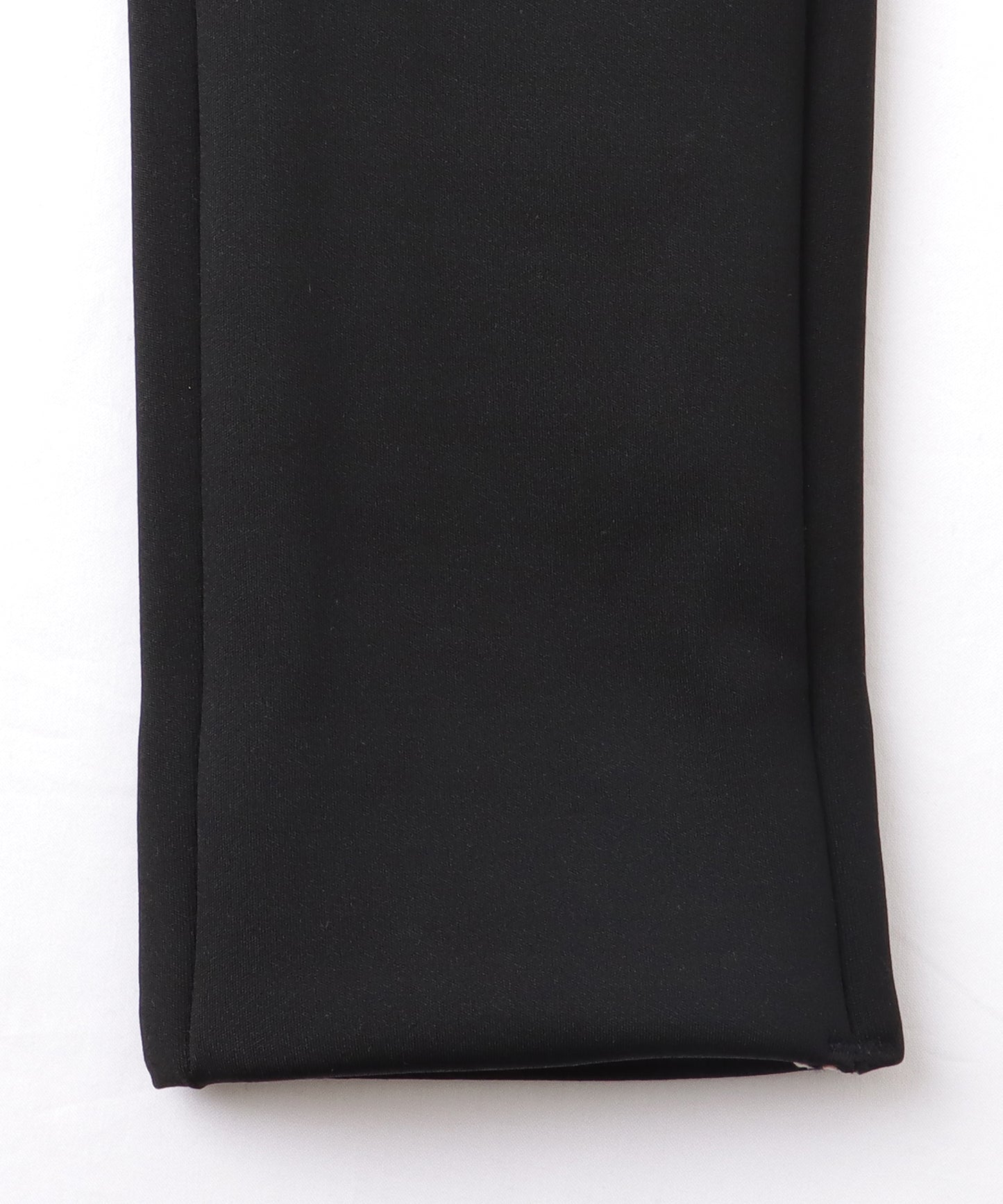 ハイウエスト 補正 厚手 ボア ダウン ニット レギンス