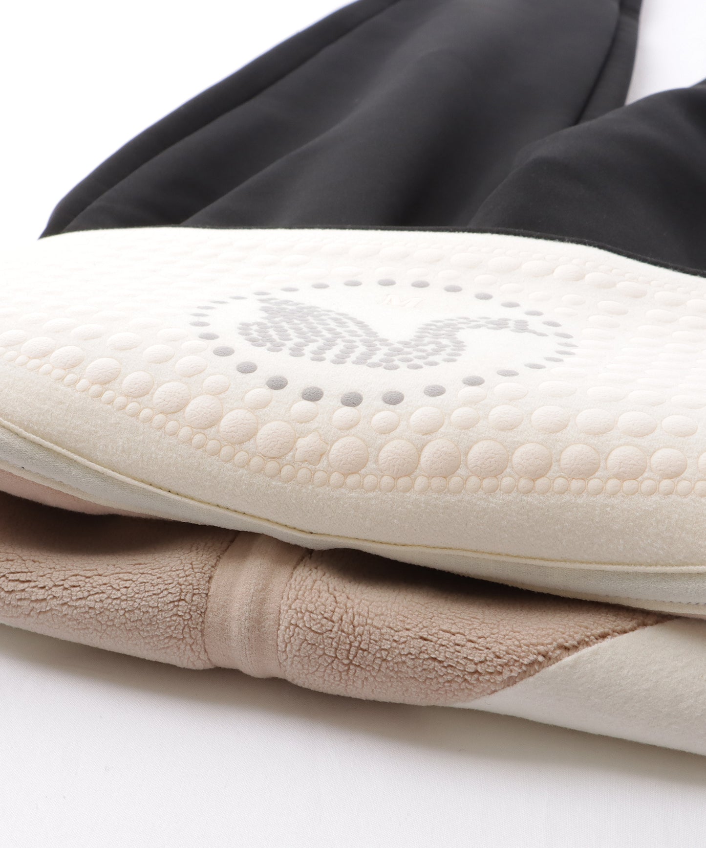 ハイウエスト 補正 厚手 ボア ダウン ニット レギンス