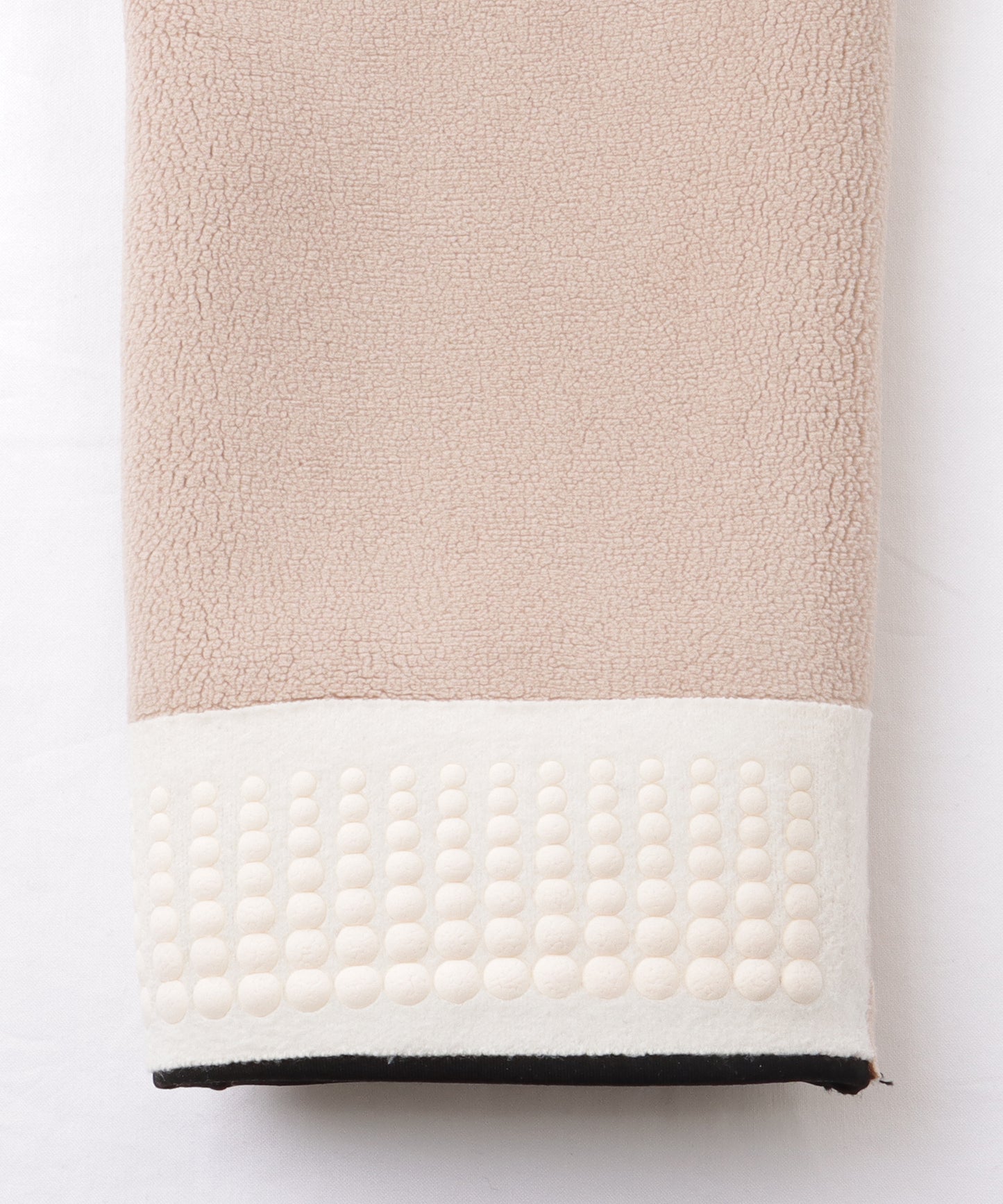 ハイウエスト 補正 厚手 ボア ダウン ニット レギンス