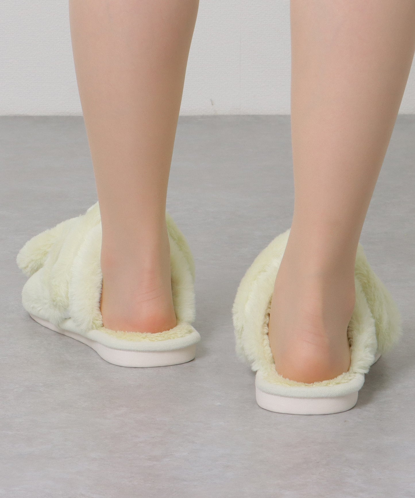 3D ラビット デザイン ファー スリッパ