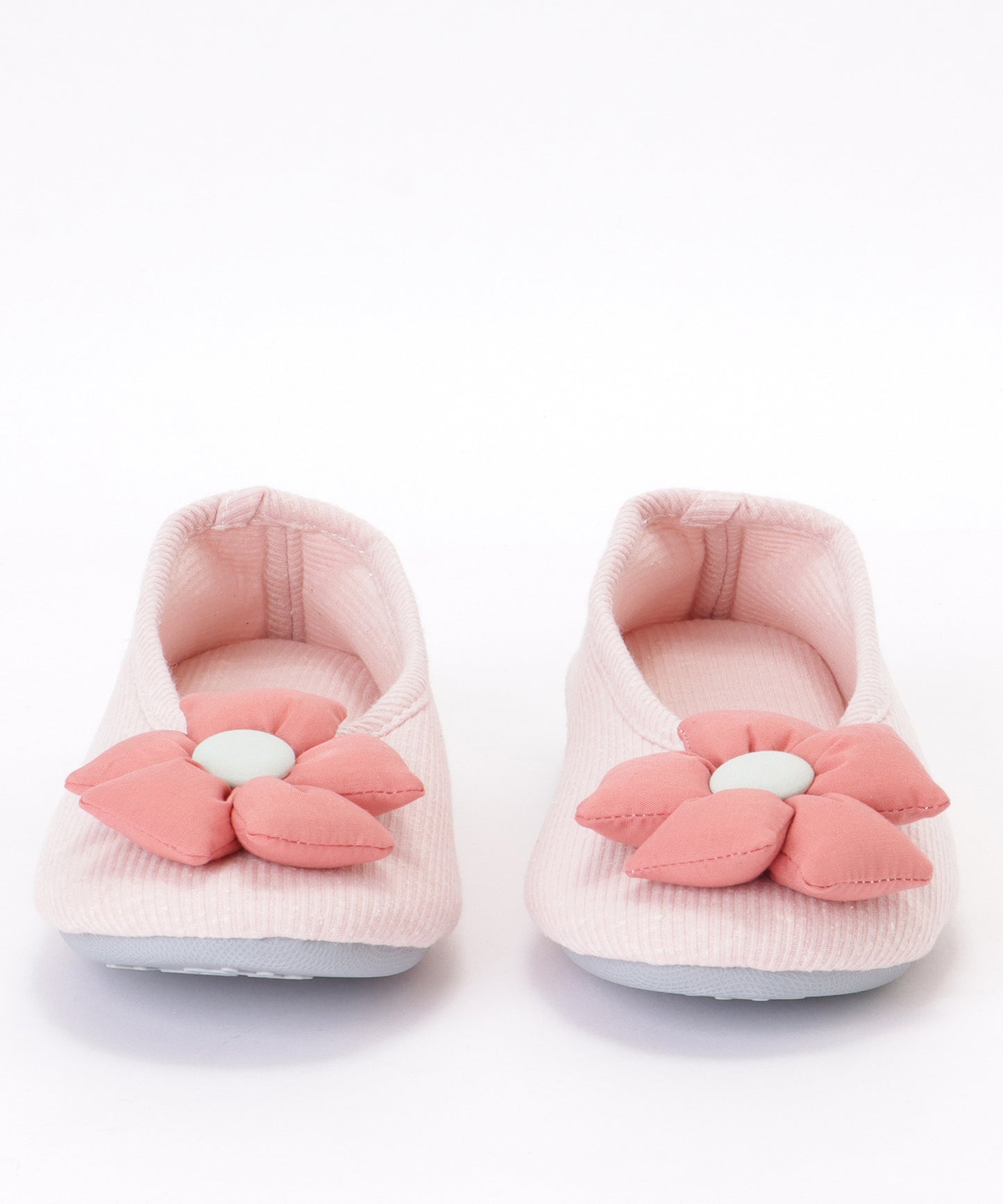3D フラワー付き バレエ ルーム シューズ