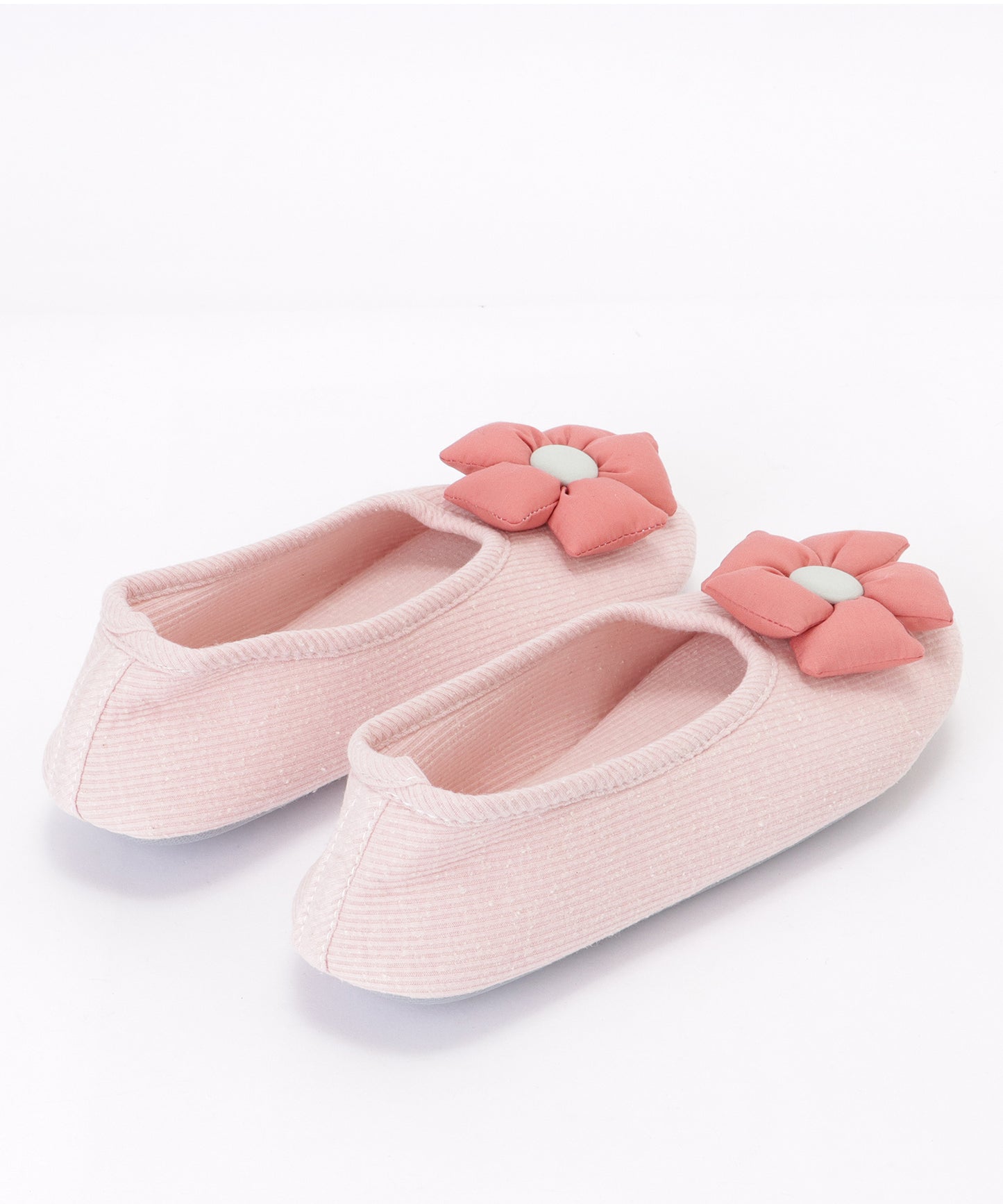 3D フラワー付き バレエ ルーム シューズ